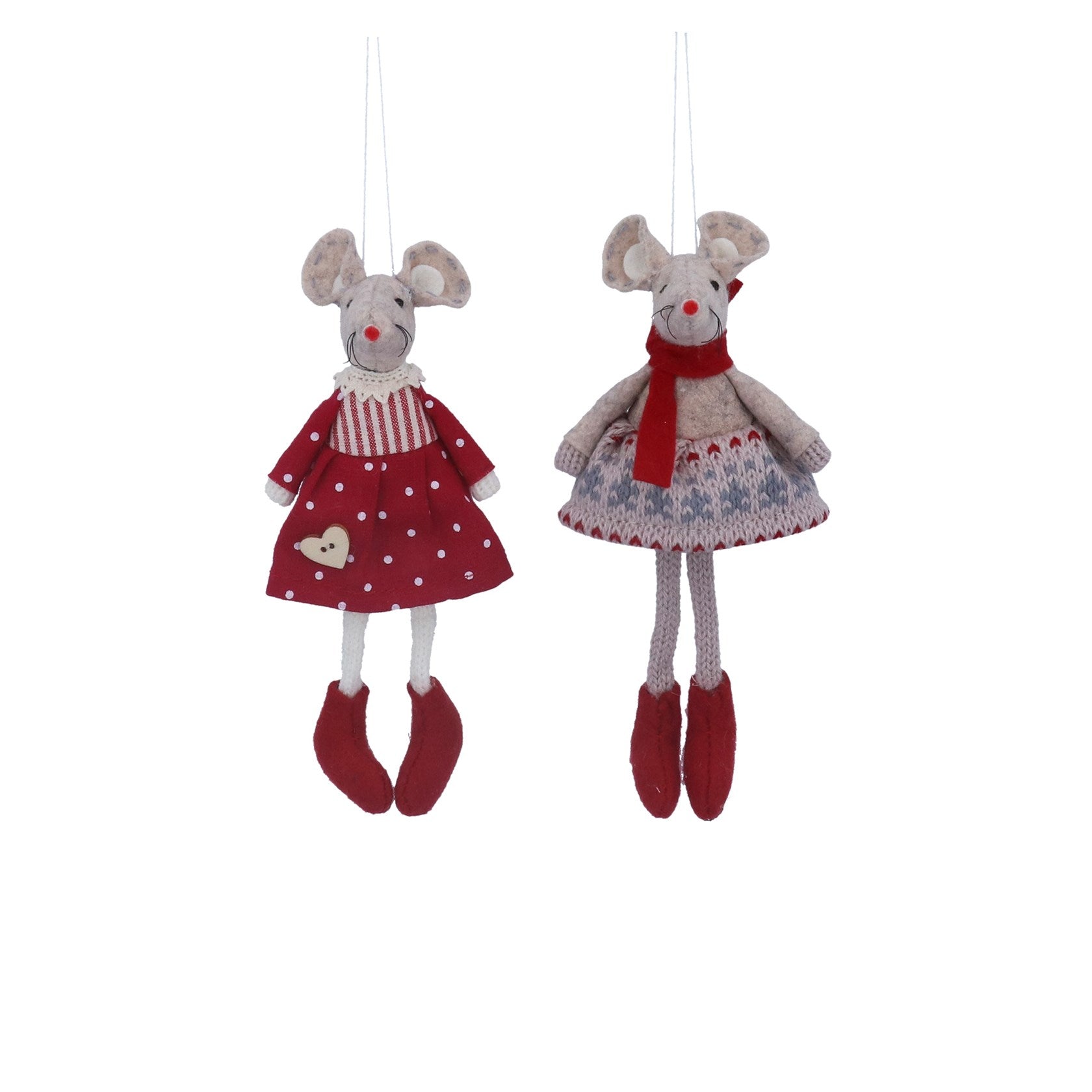Fabric Mouse Decorations