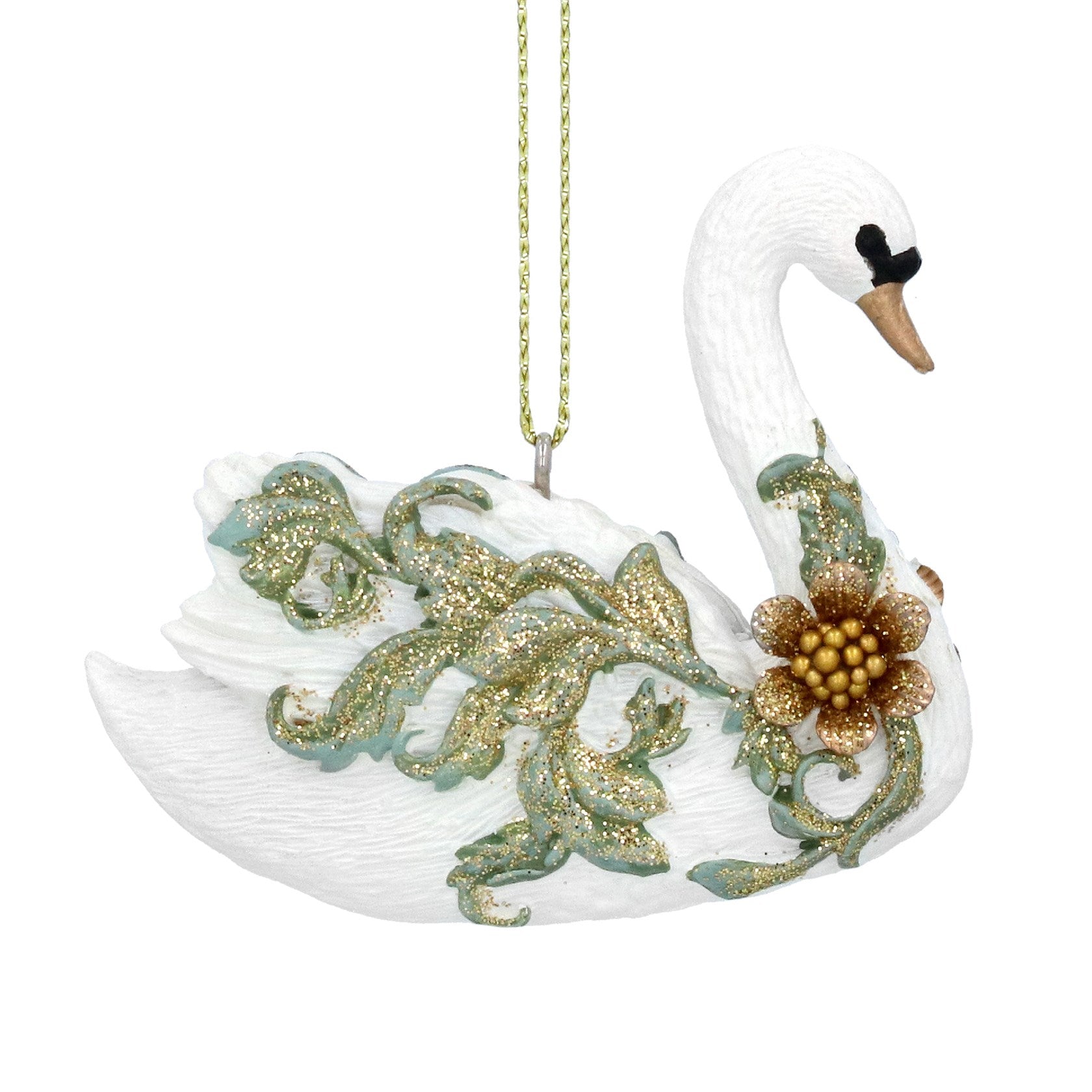 Rococo Swan Decoration