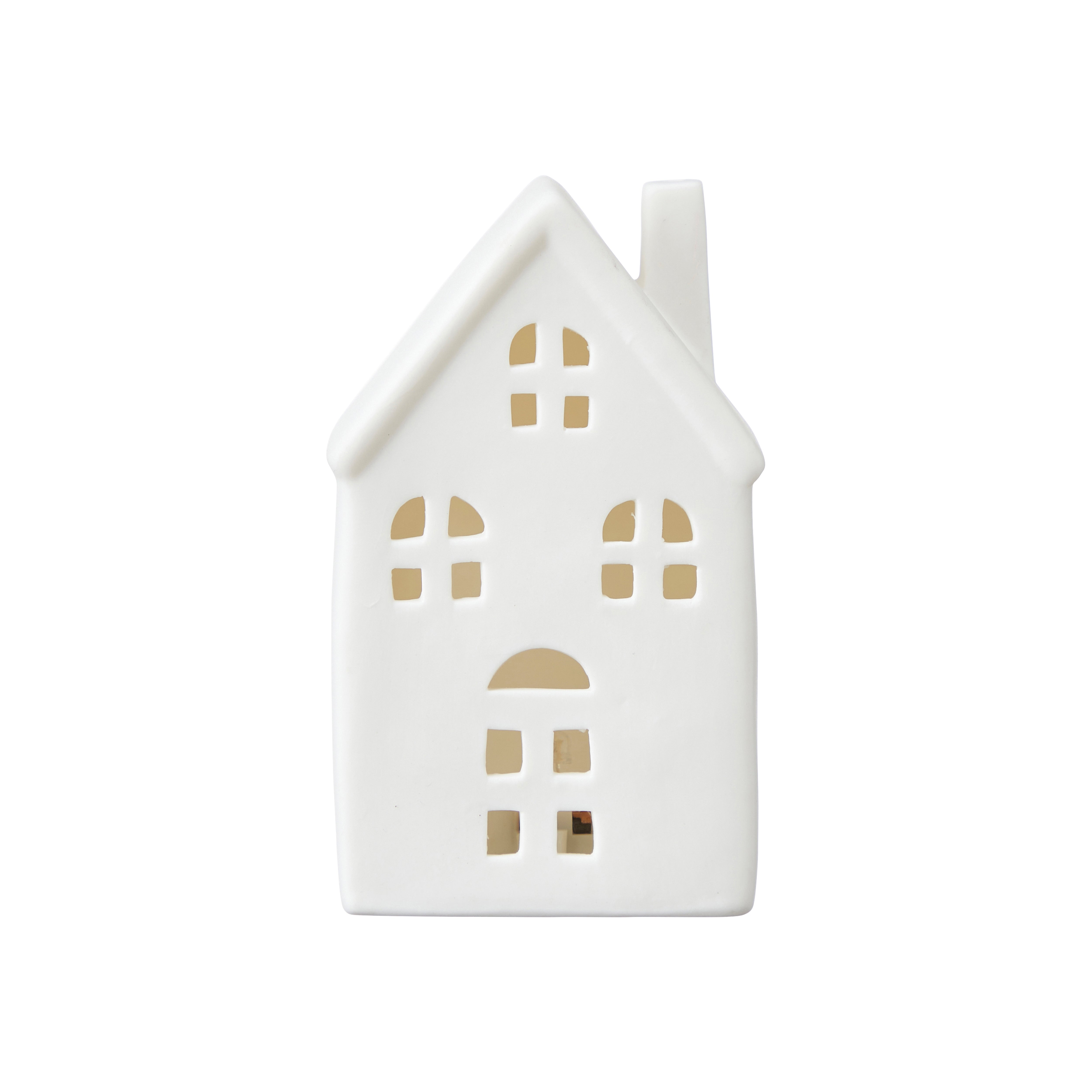 White Porcelain LED Cottage House