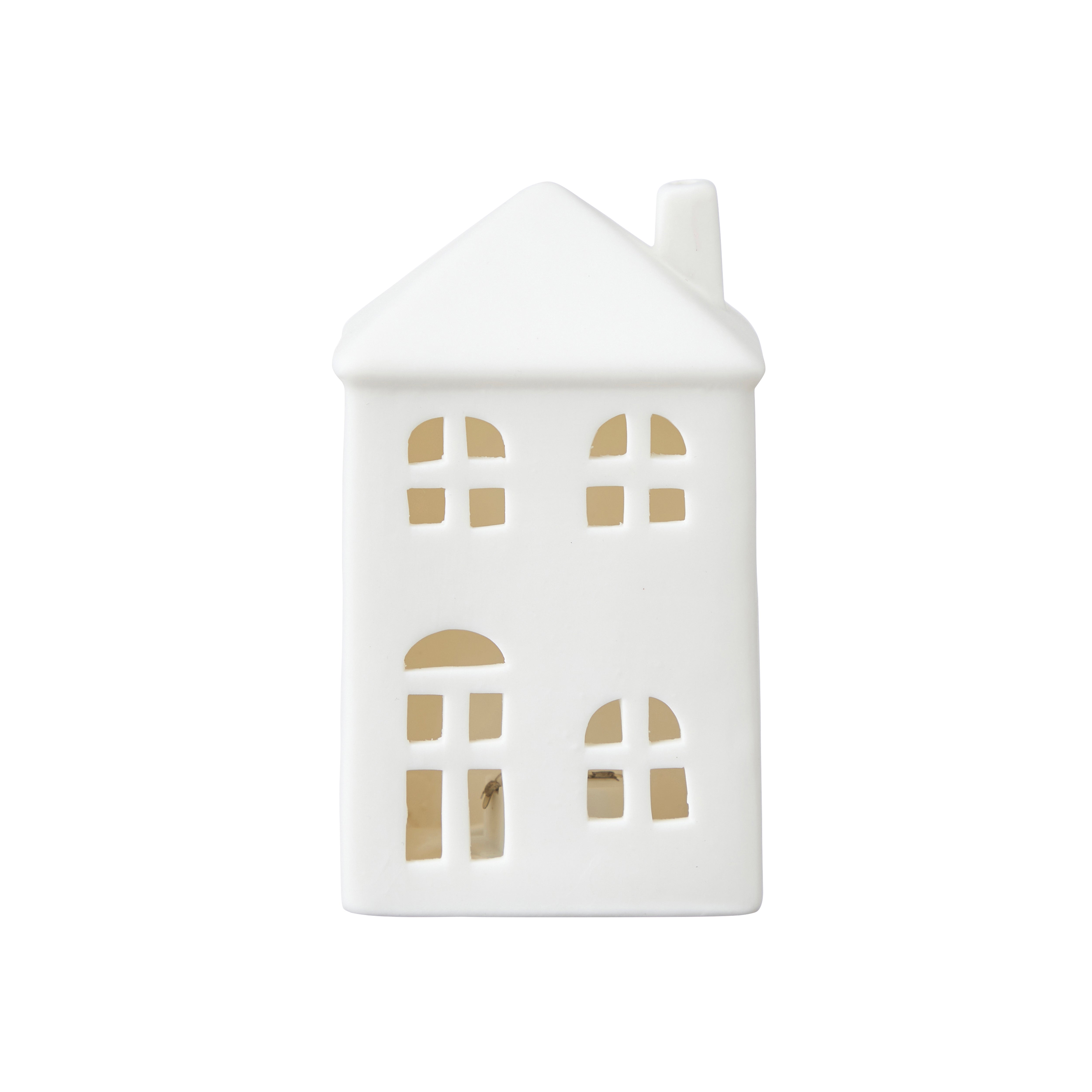 White Porcelain LED Cottage House
