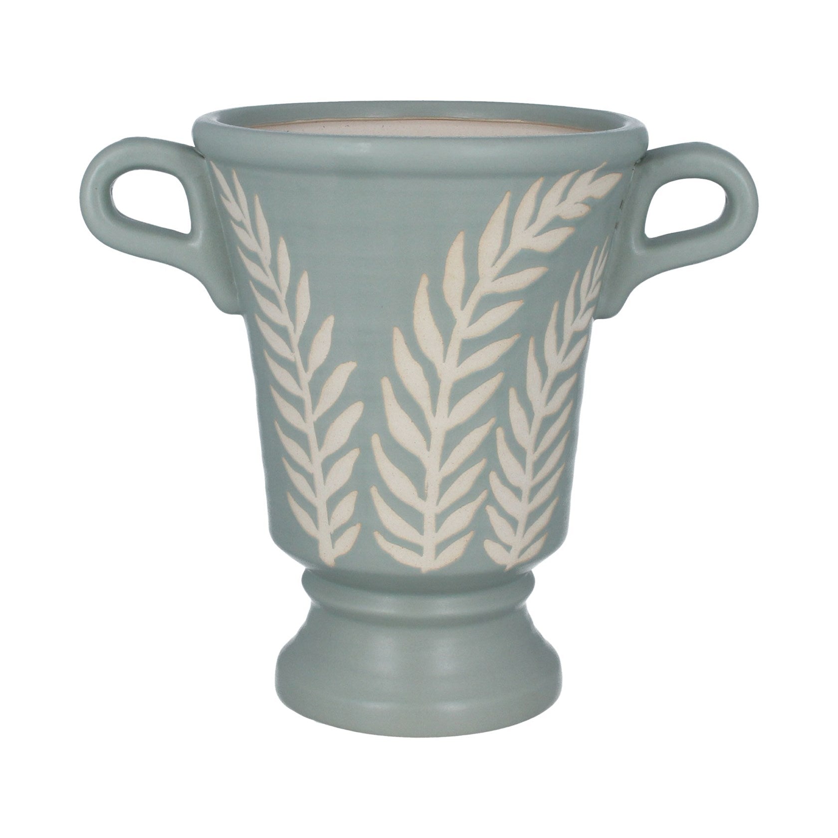 Small Duck Egg Laurel Urn Ceramic Ornament