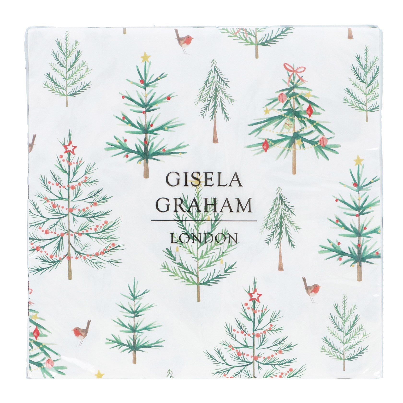 Christmas Tree Paper Napkins - Pack of 20