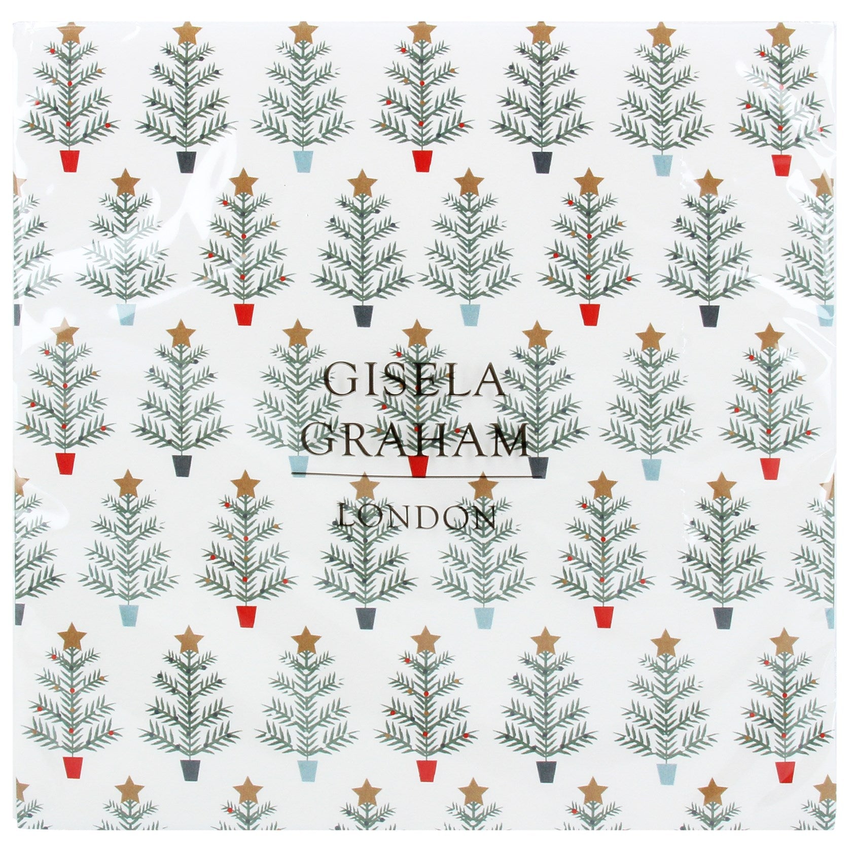 Trees in Pots Napkins - Pack of 20