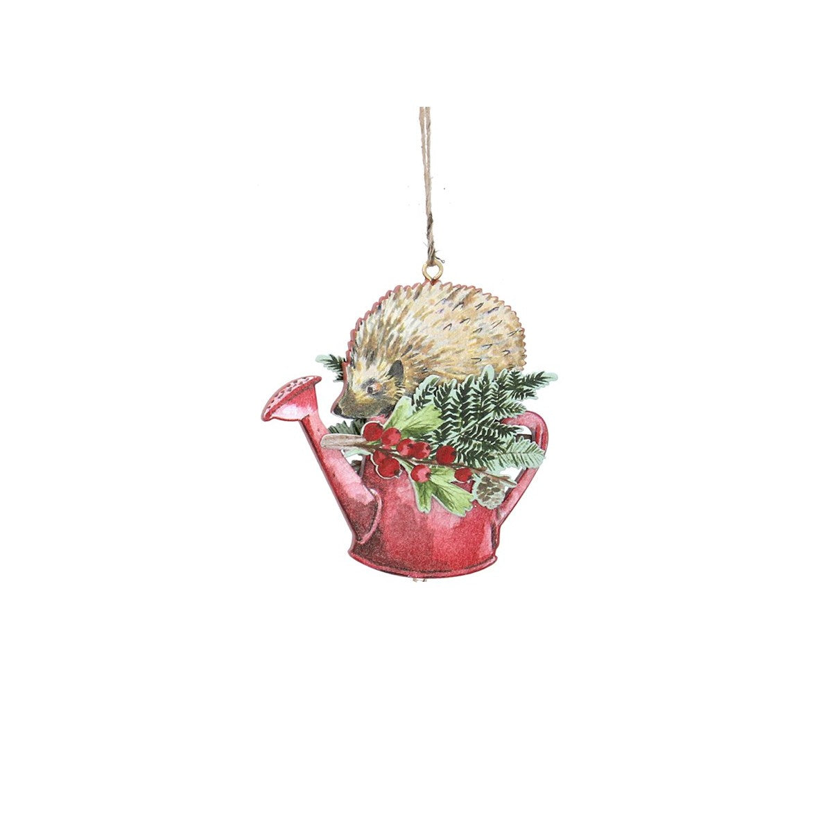 Wood Animals in Pot/Watering Can Decoration