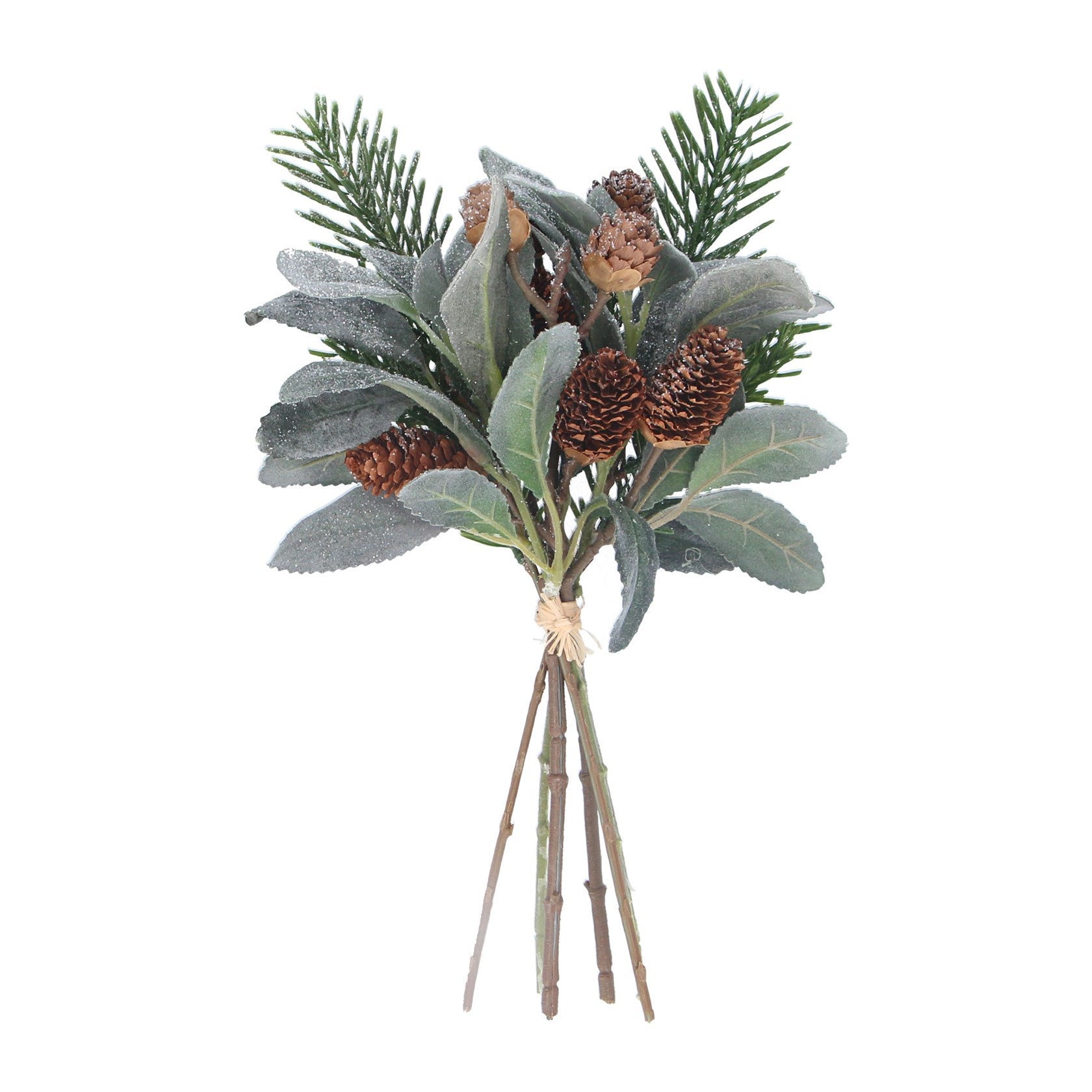 Eucalyptus, Fir & Cone Posy