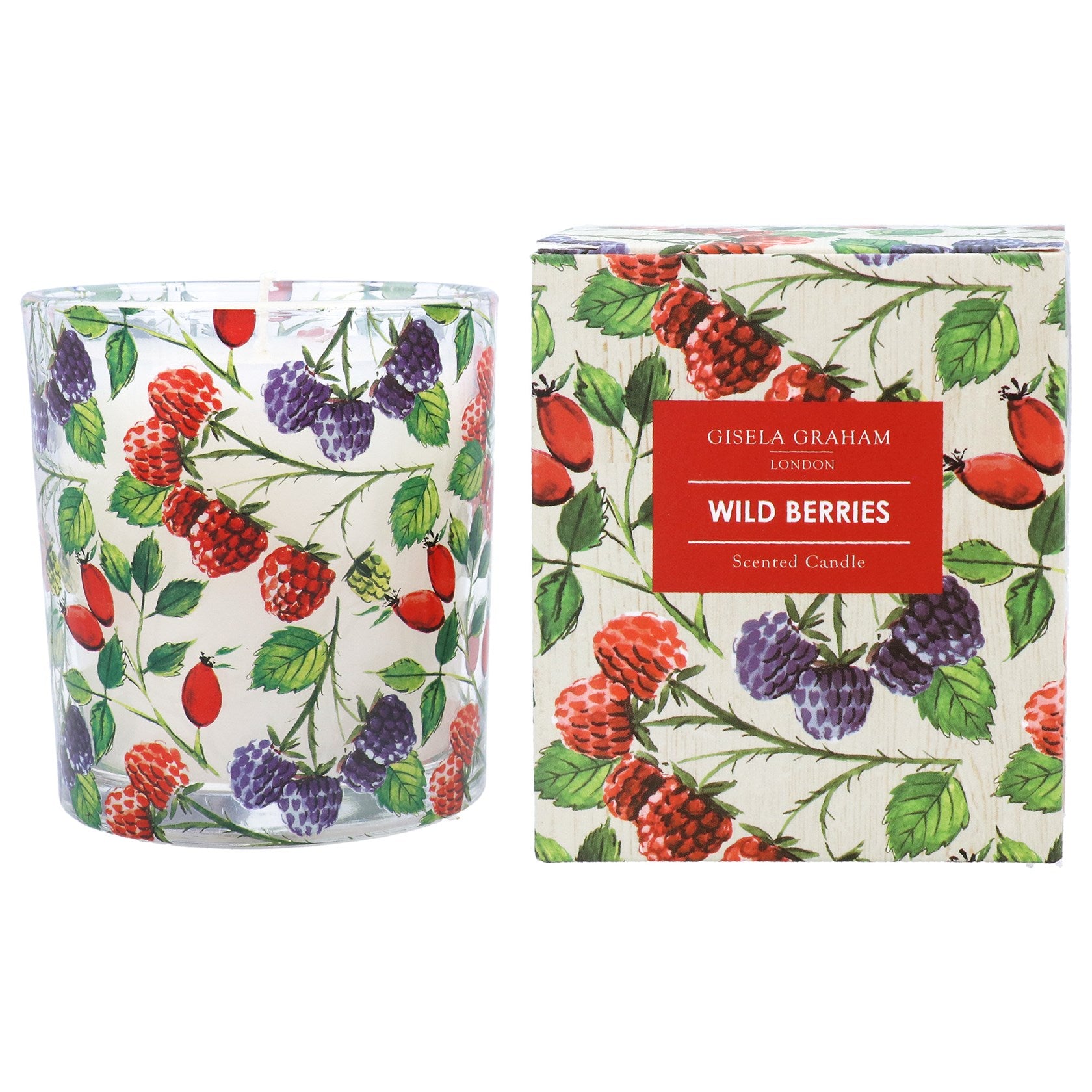 Wild Berries Scented Boxed Candle - Large
