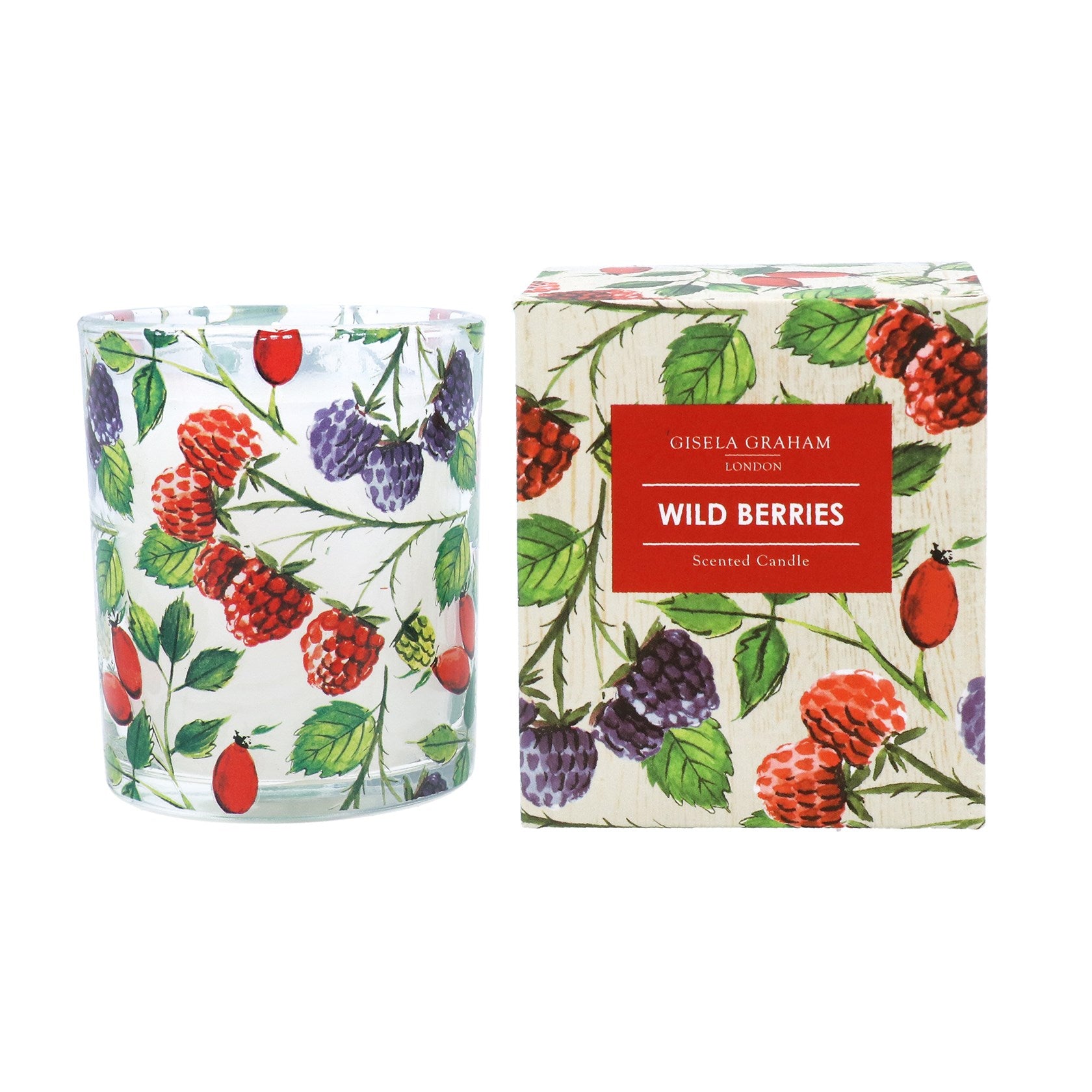 Wild Berries Scented Boxed Candle - Small