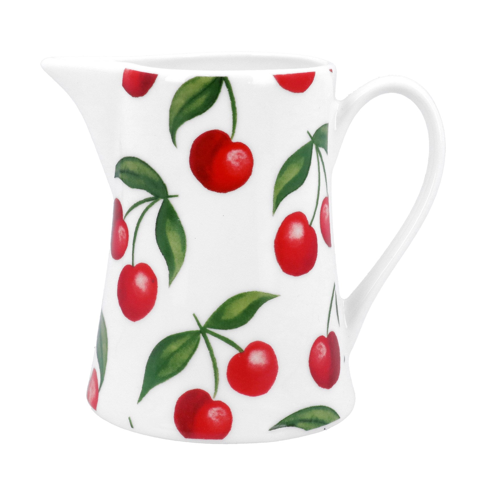 Cherries Bone China Jug (Small)