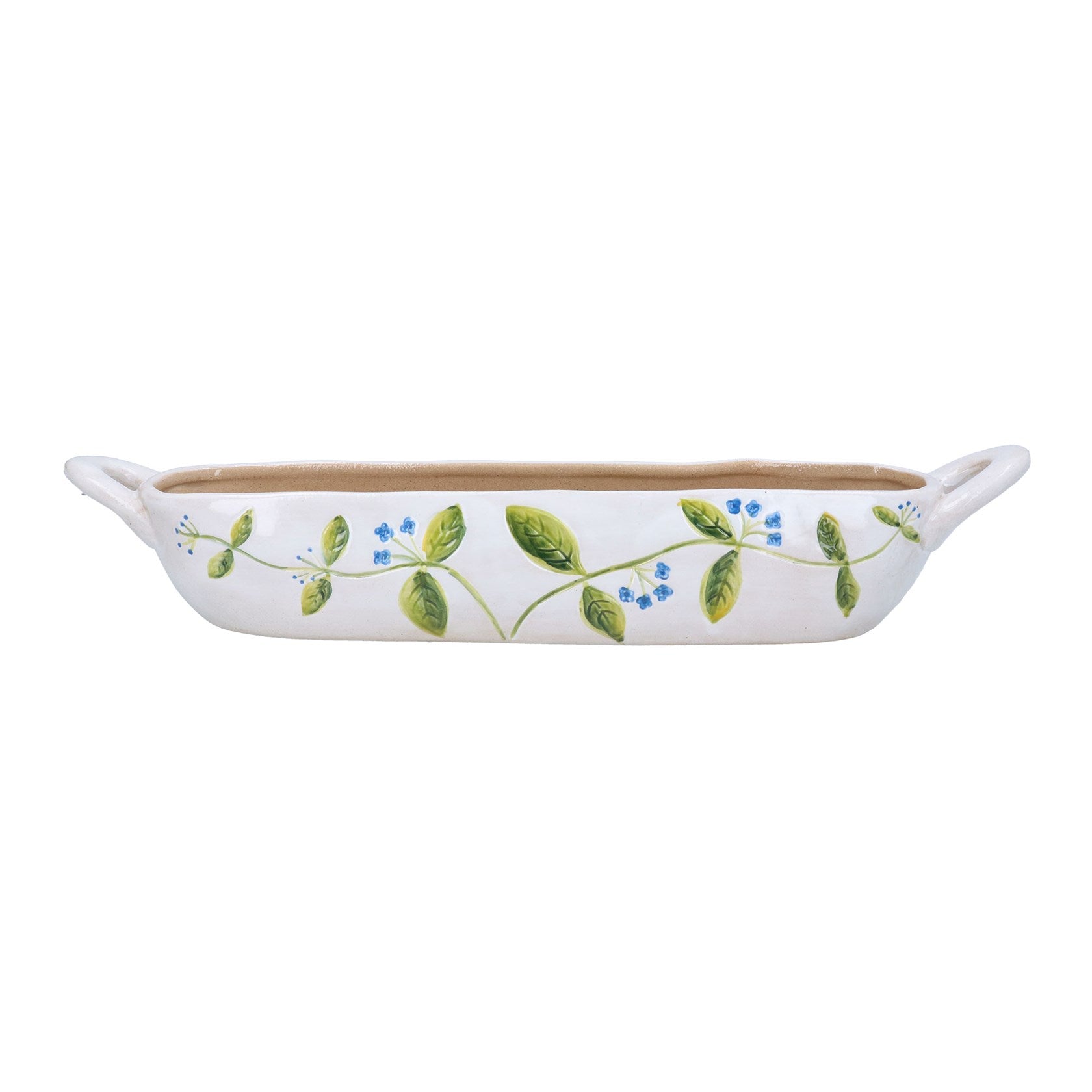 Meadow Flower Long Stoneware Serving Dish