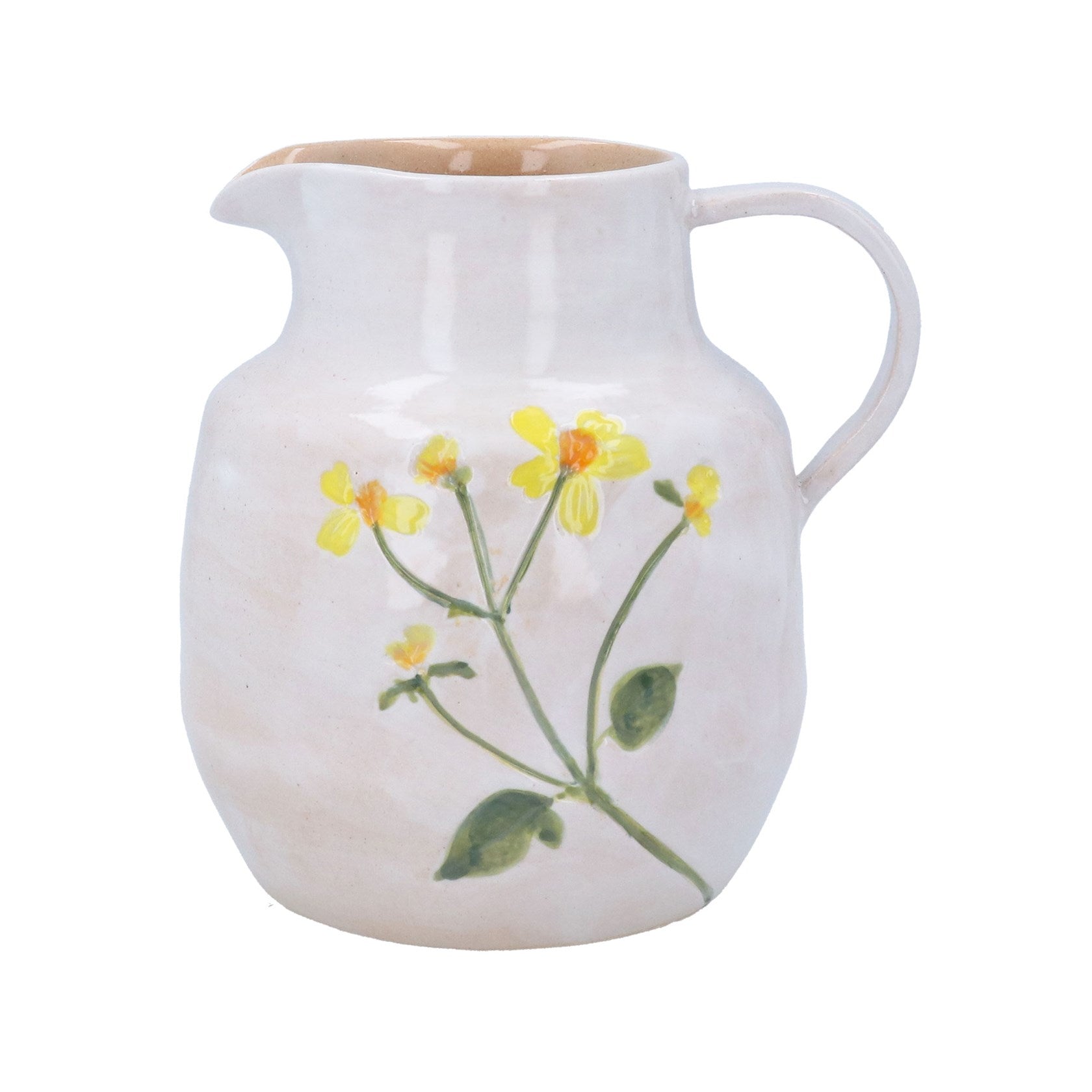 Meadow Flower Stoneware Pitcher Jug