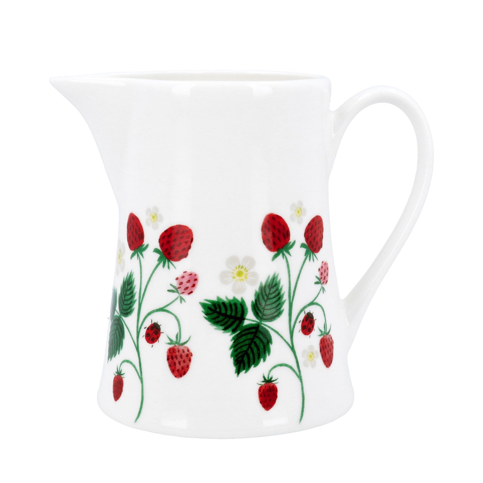 Strawberries Bone China Jug - Small