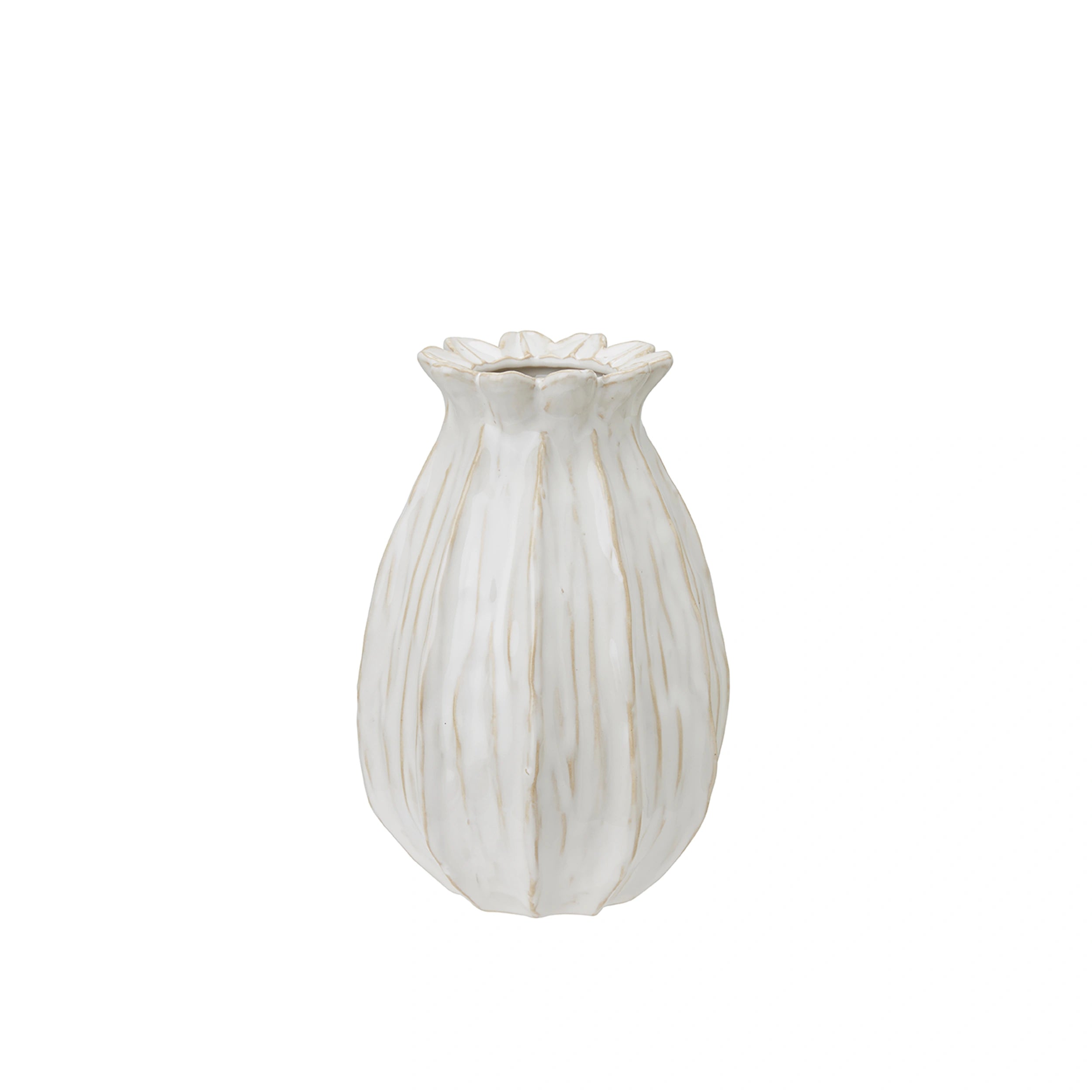 Lillan Off White Poppy Seed Vase