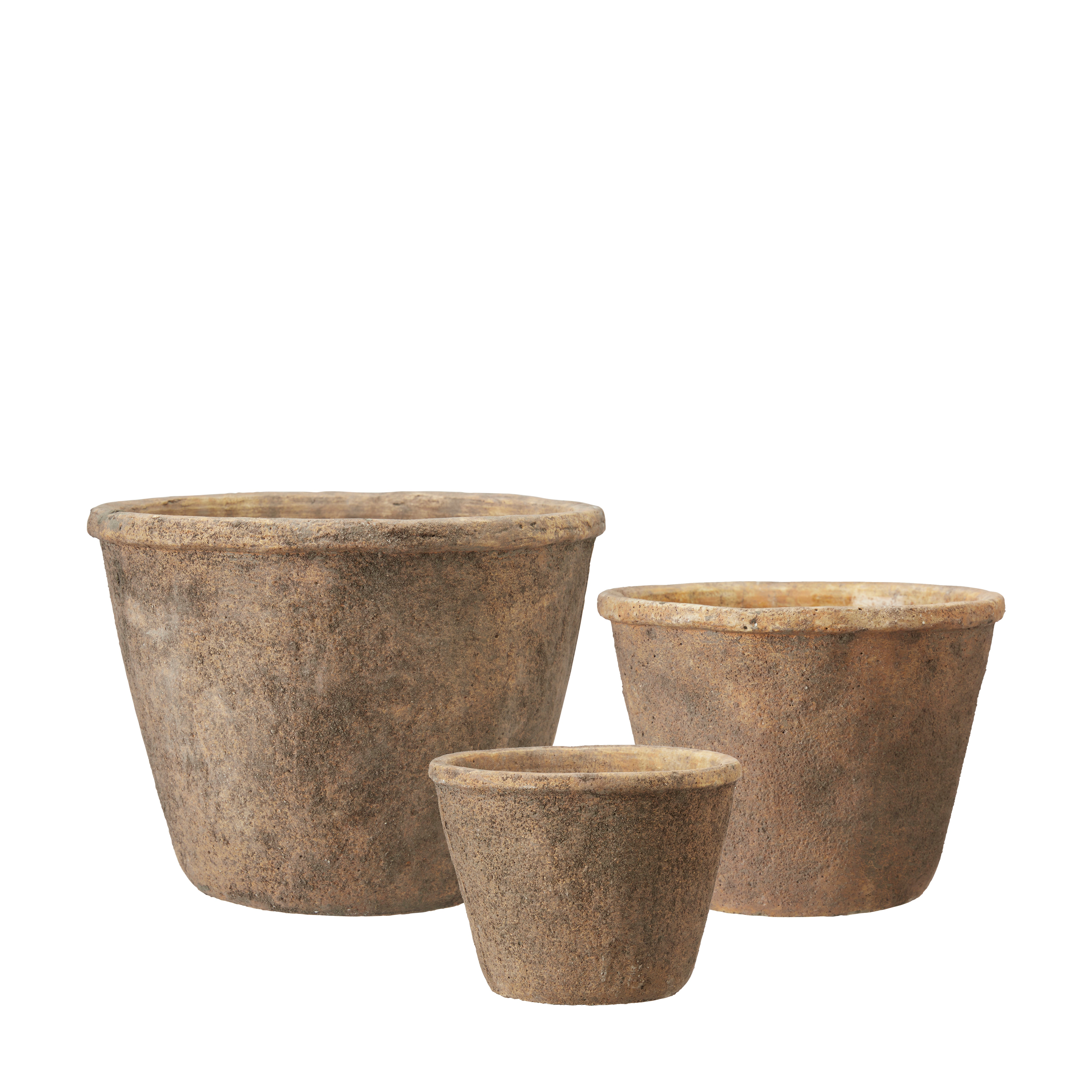 Liria Brown Textured Pots