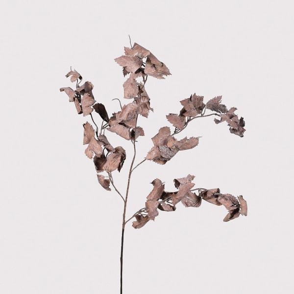 Dried Brown Vine Leaves Spray
