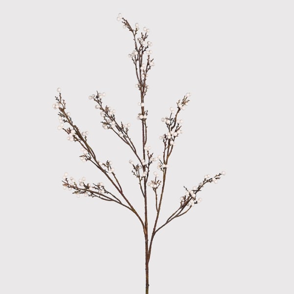 Faux White Berry Spray