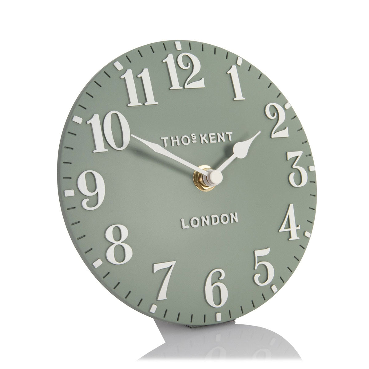 Arabic Mantel 6" Seagrass Clock