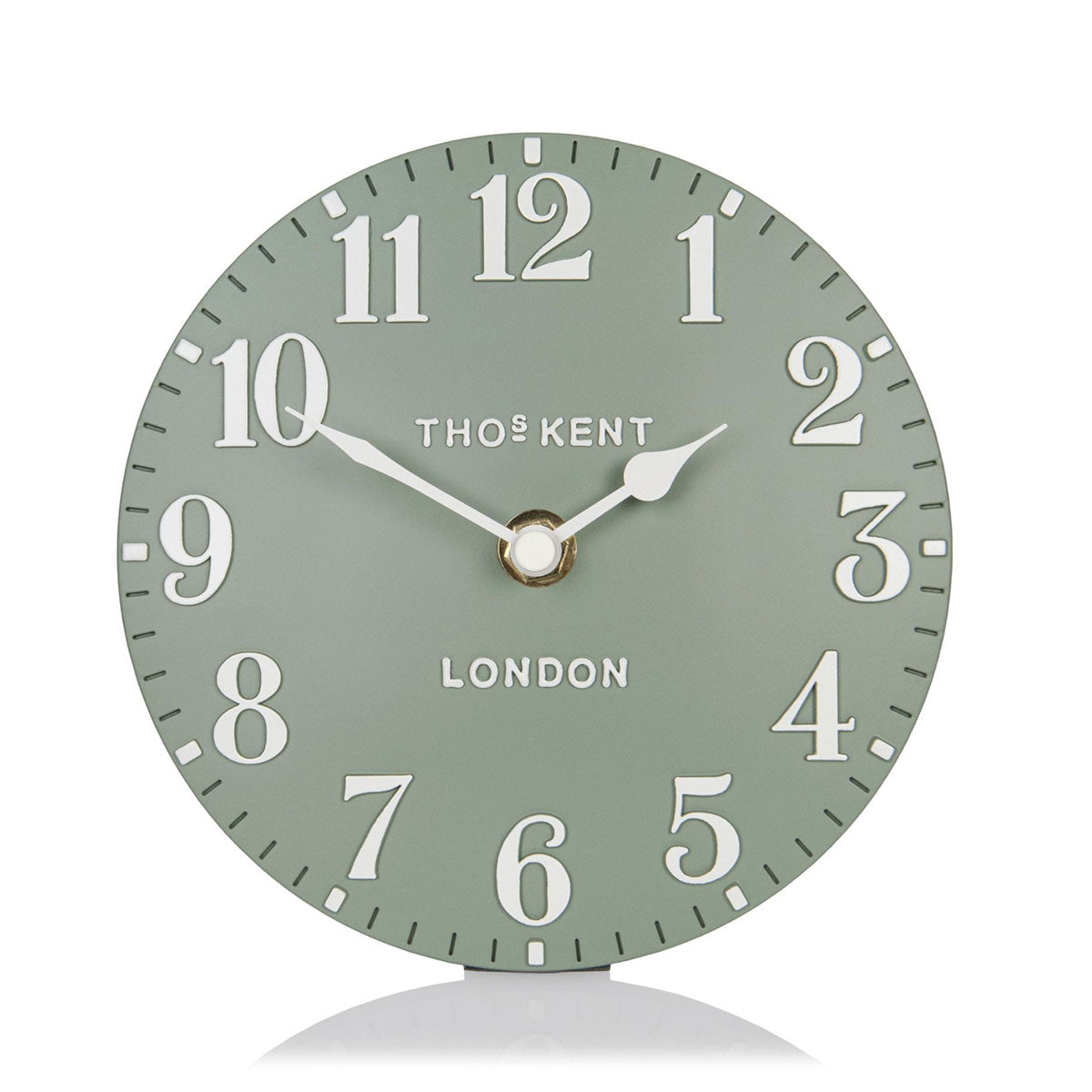 Arabic Mantel 6" Seagrass Clock