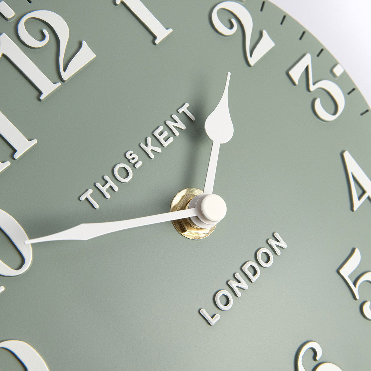 Arabic Mantel 6" Seagrass Clock