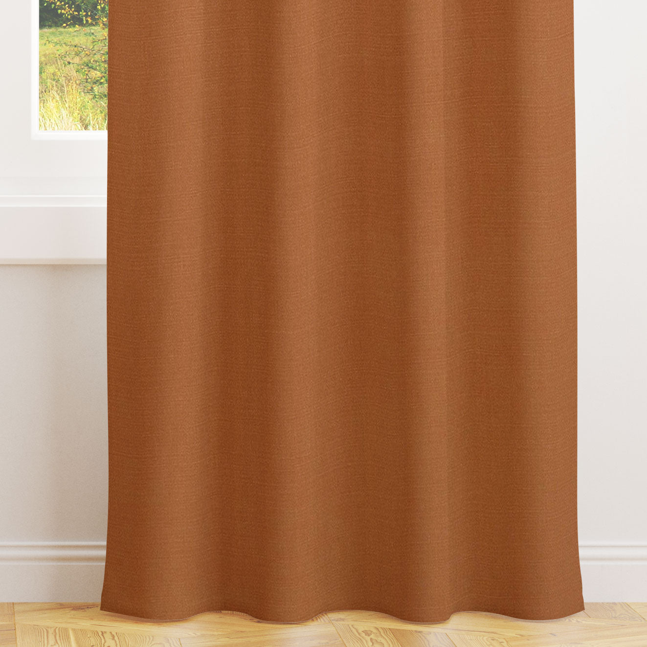 Carrera Burnt Orange Curtains