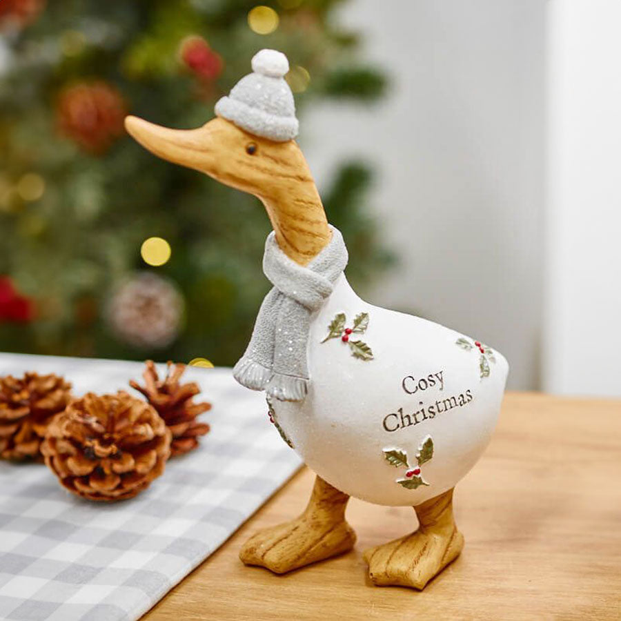 Christmas Sentiment Duck Ornament
