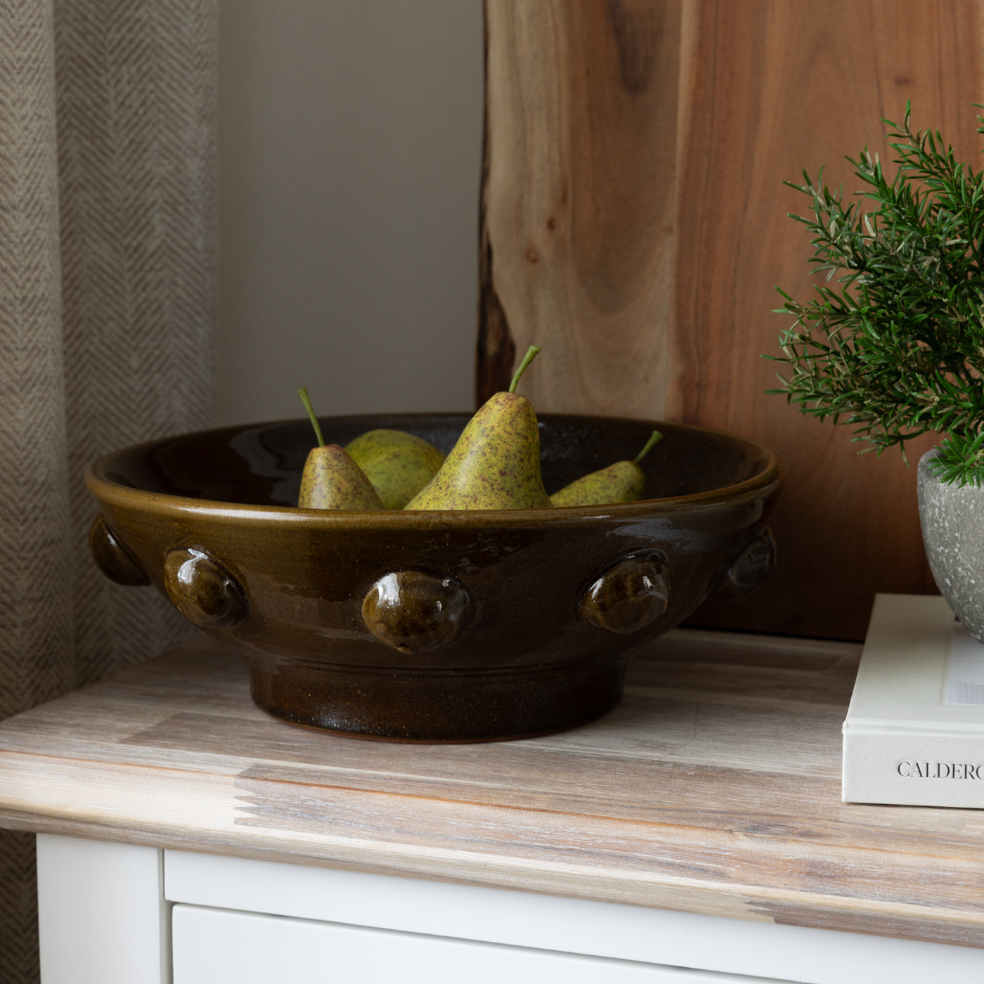 Mahogany Bubble Bowl