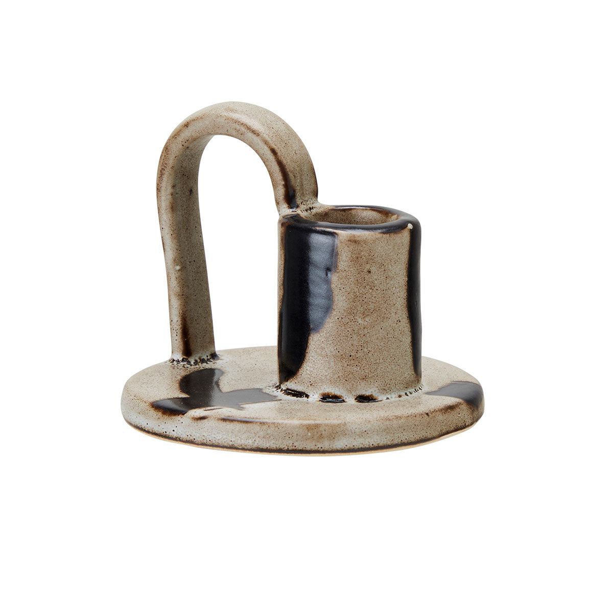 Eden Brown Melange Candleholder