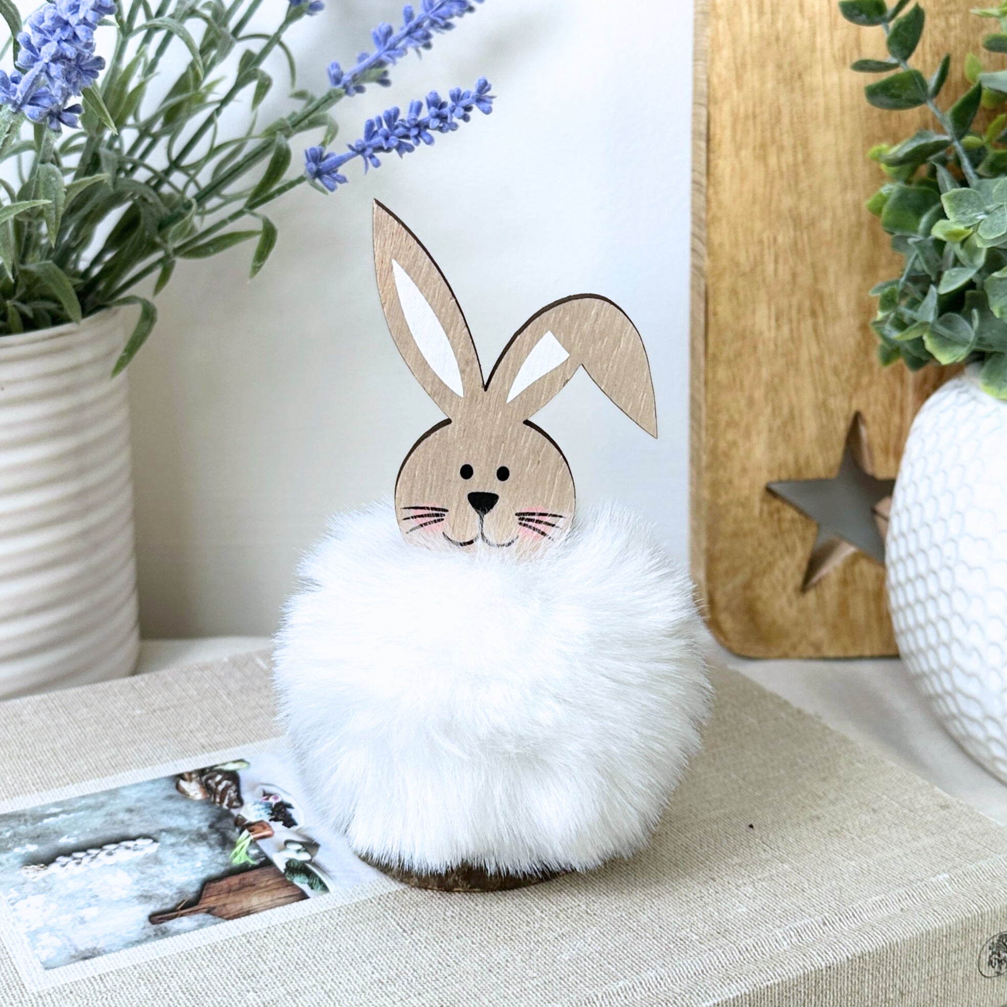 Fluffy Ball Bunny