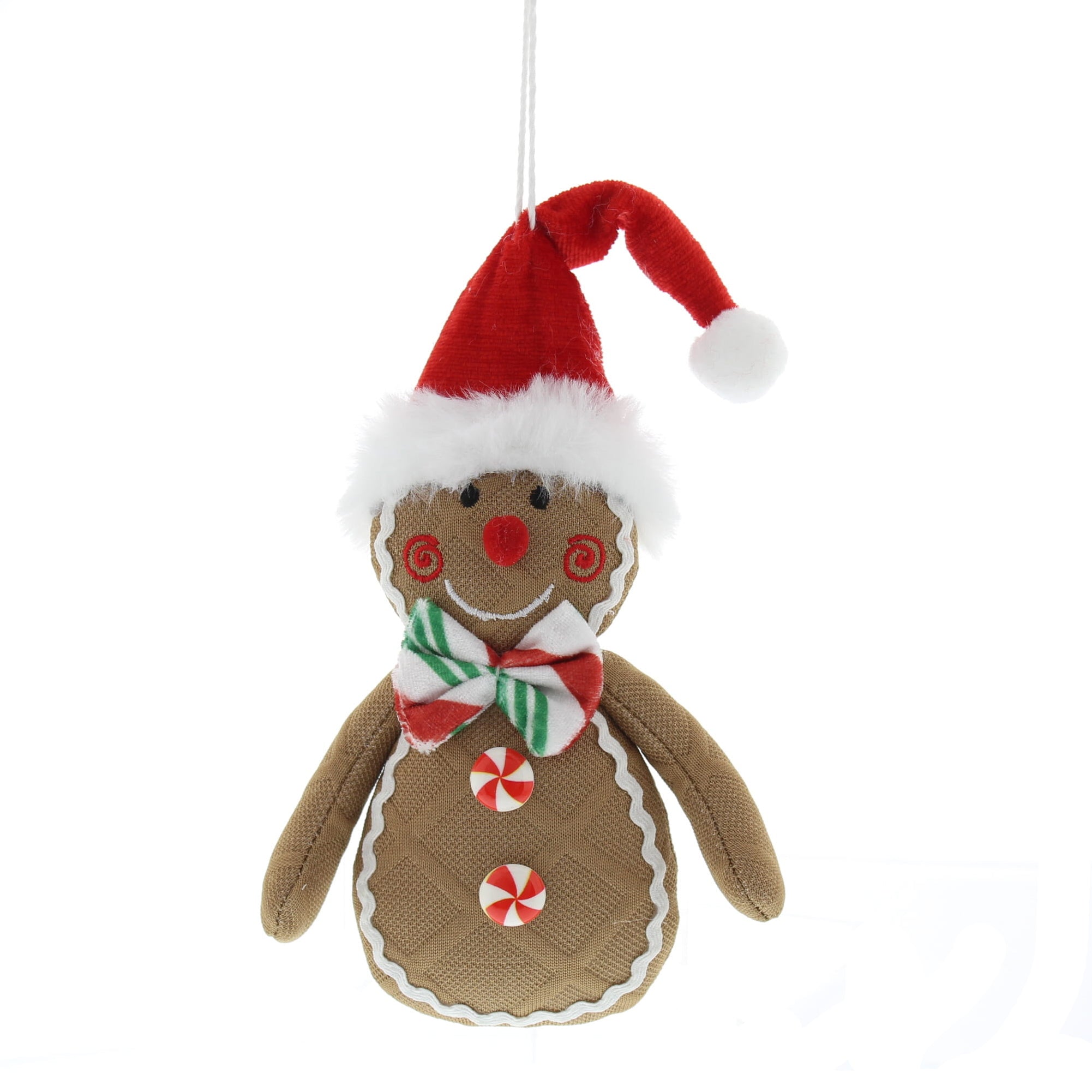Hanging Gingerbread With Christmas Hat