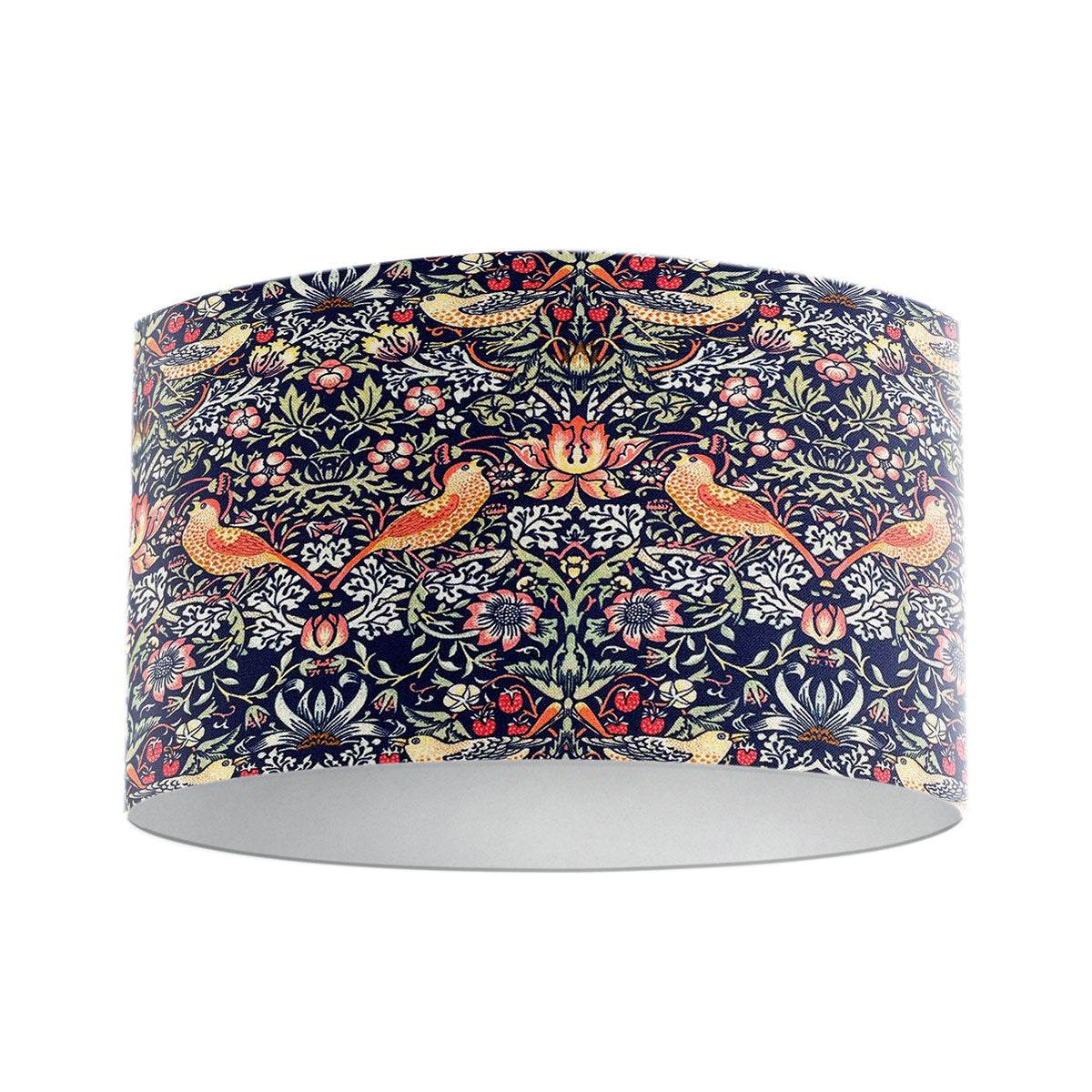 William Morris Strawberry Thief Navy Lampshade