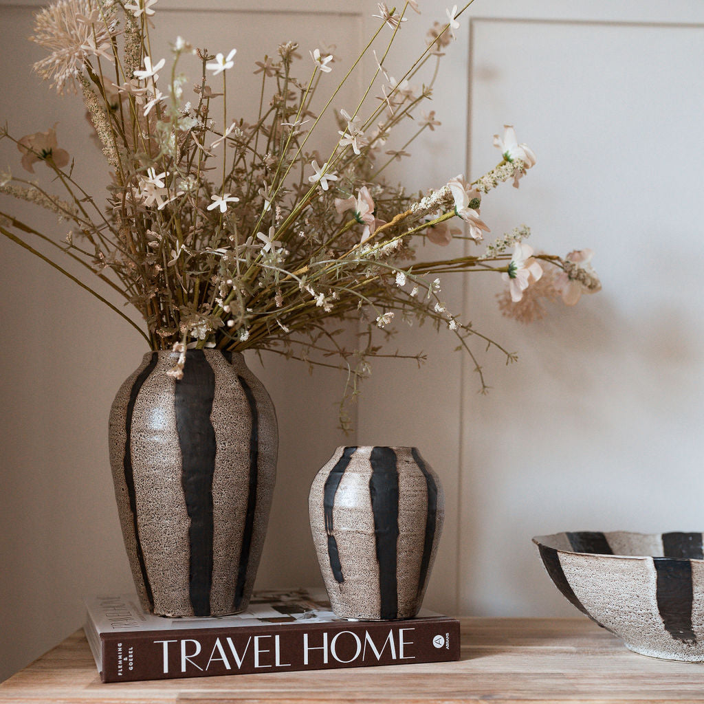 Eden Brown Melange Small Vase