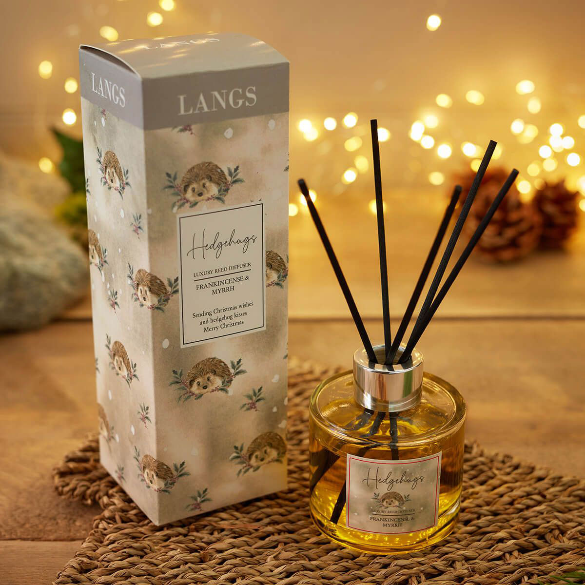 Hedgehugs Frankincense & Myrrh 100ml Christmas Diffuser