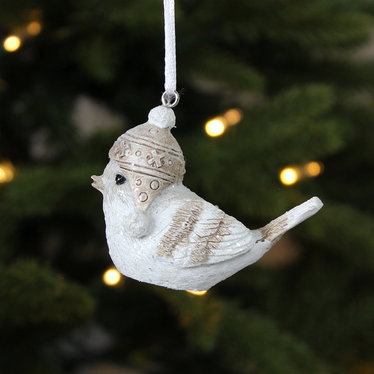Birds In Hats Hanging Decoration Mix