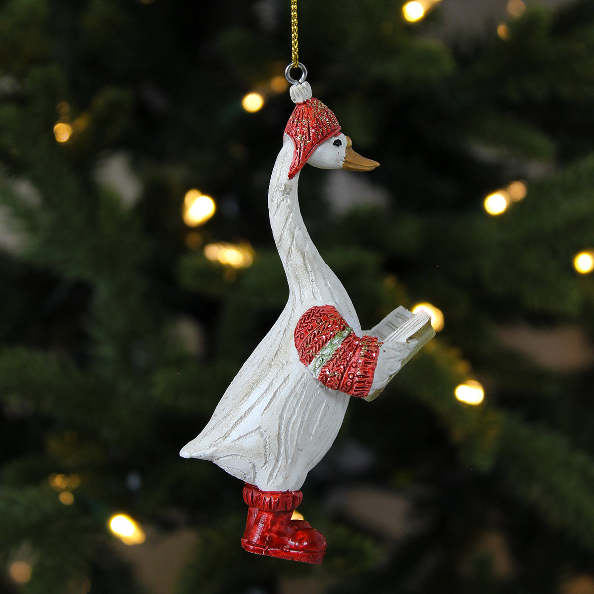 Goose with Boots Hanging Decorations
