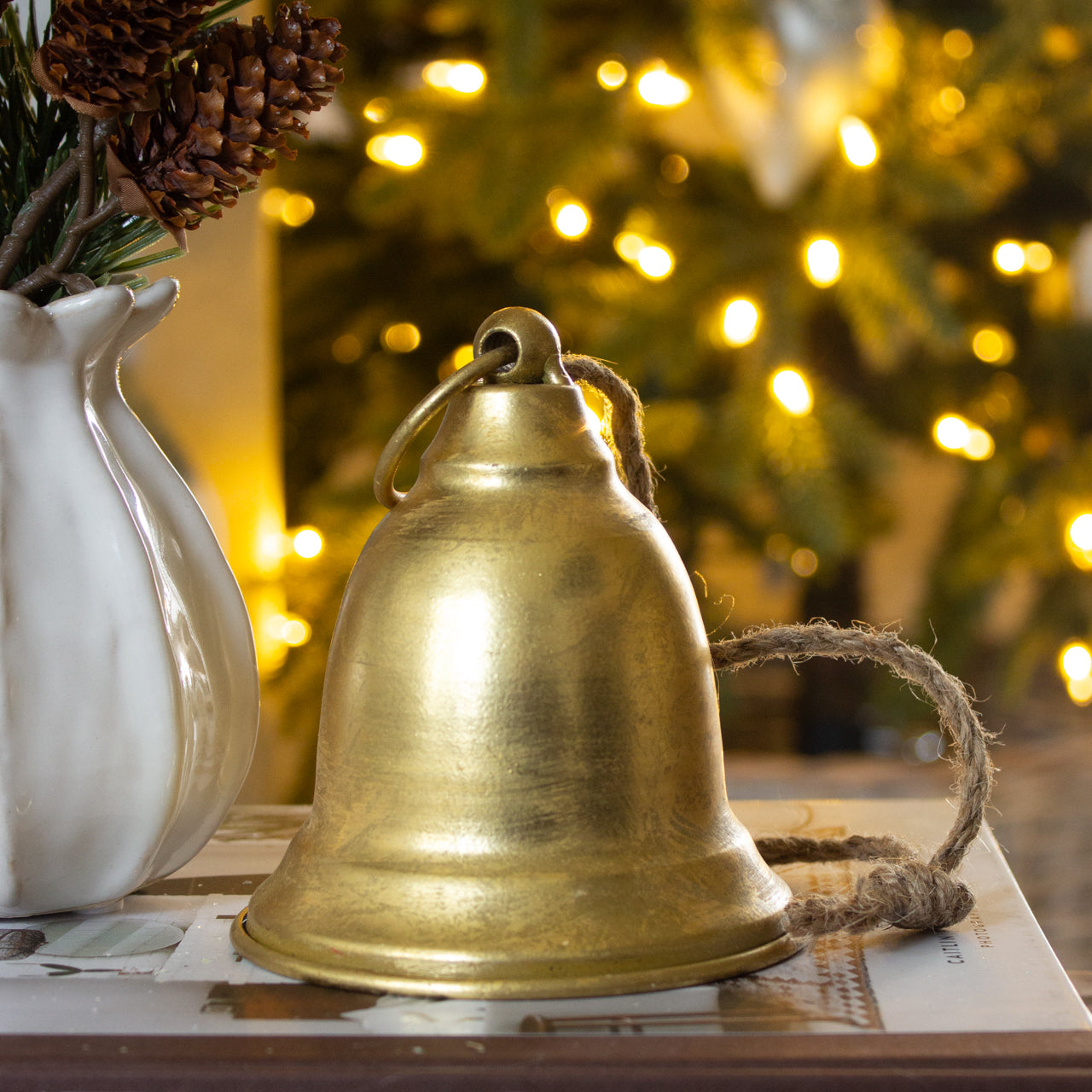 Gold Bell Hanging Tree Decoration