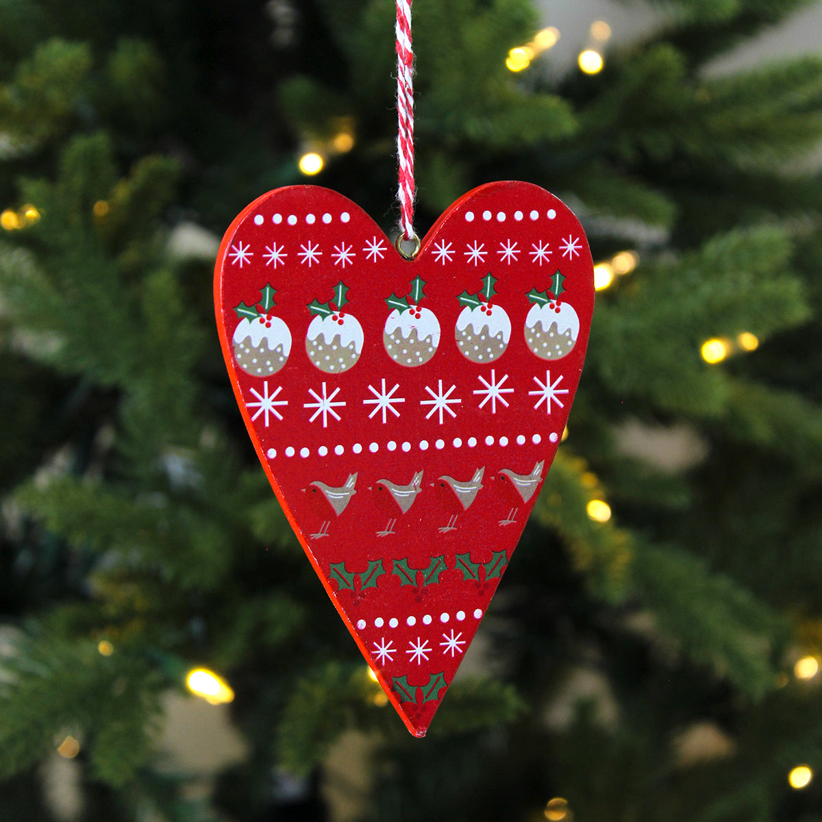 Wooden Heart/Star Decoration