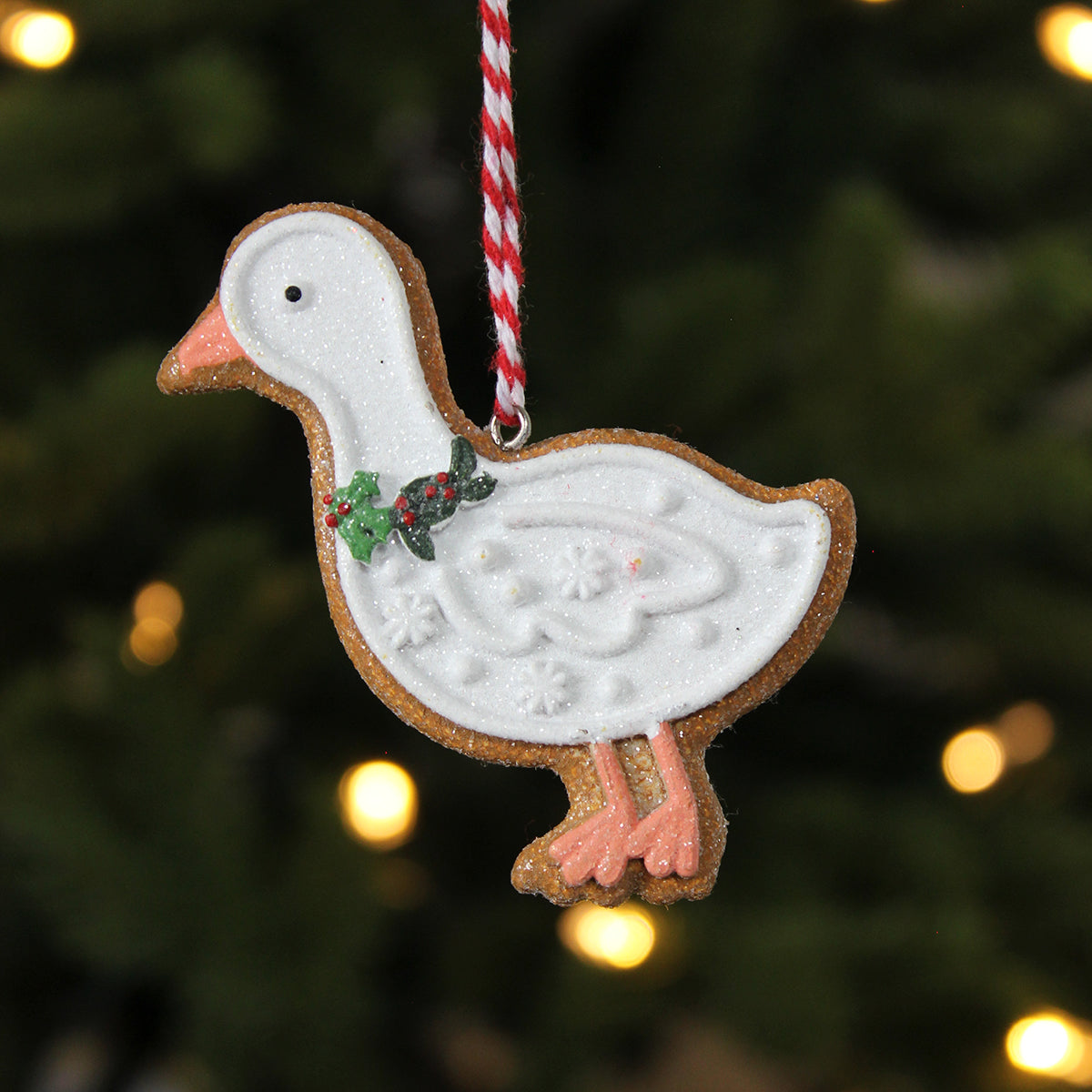 Resin Gingerbread Duck Decorations