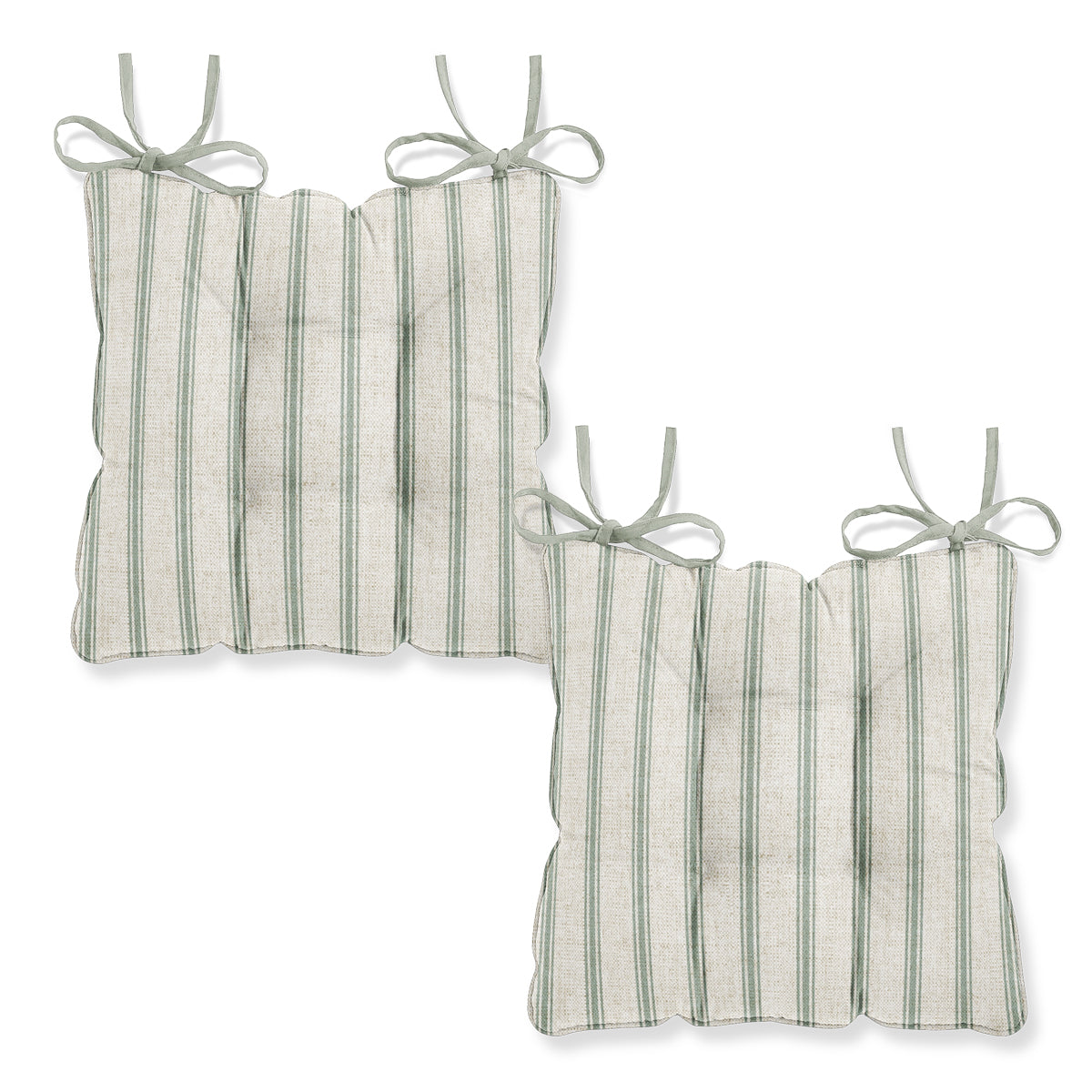 Kashmira Duckegg Stripe Chair Seat Pad