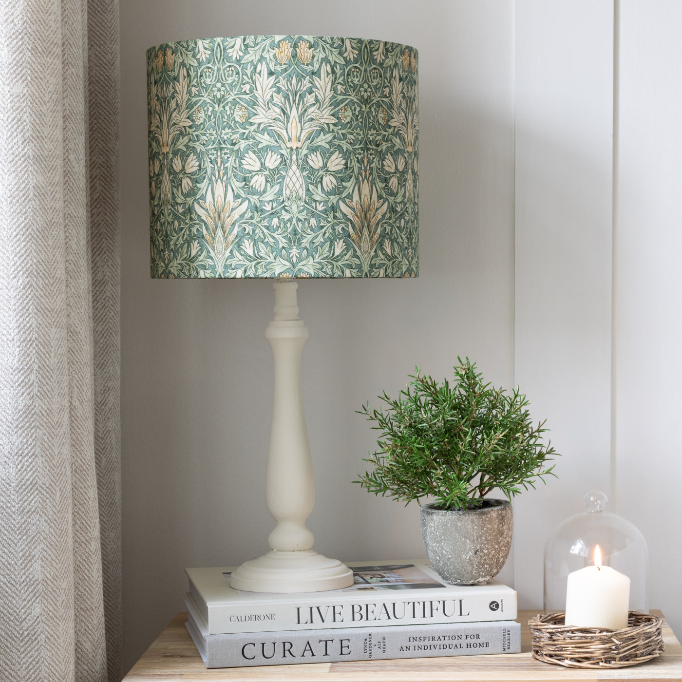 William Morris Snakeshead Forest Drum Lampshade