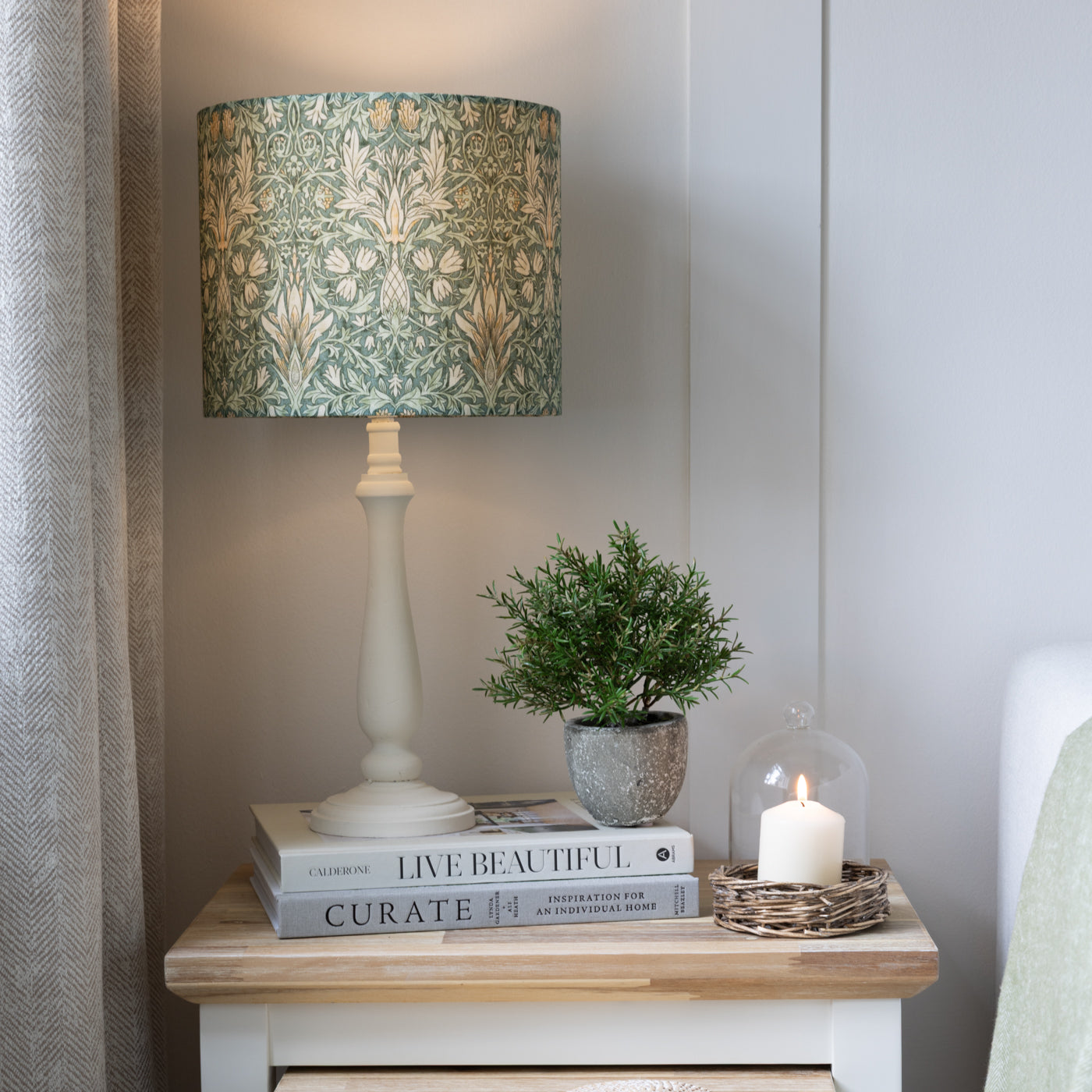 William Morris Snakeshead Forest Drum Lampshade