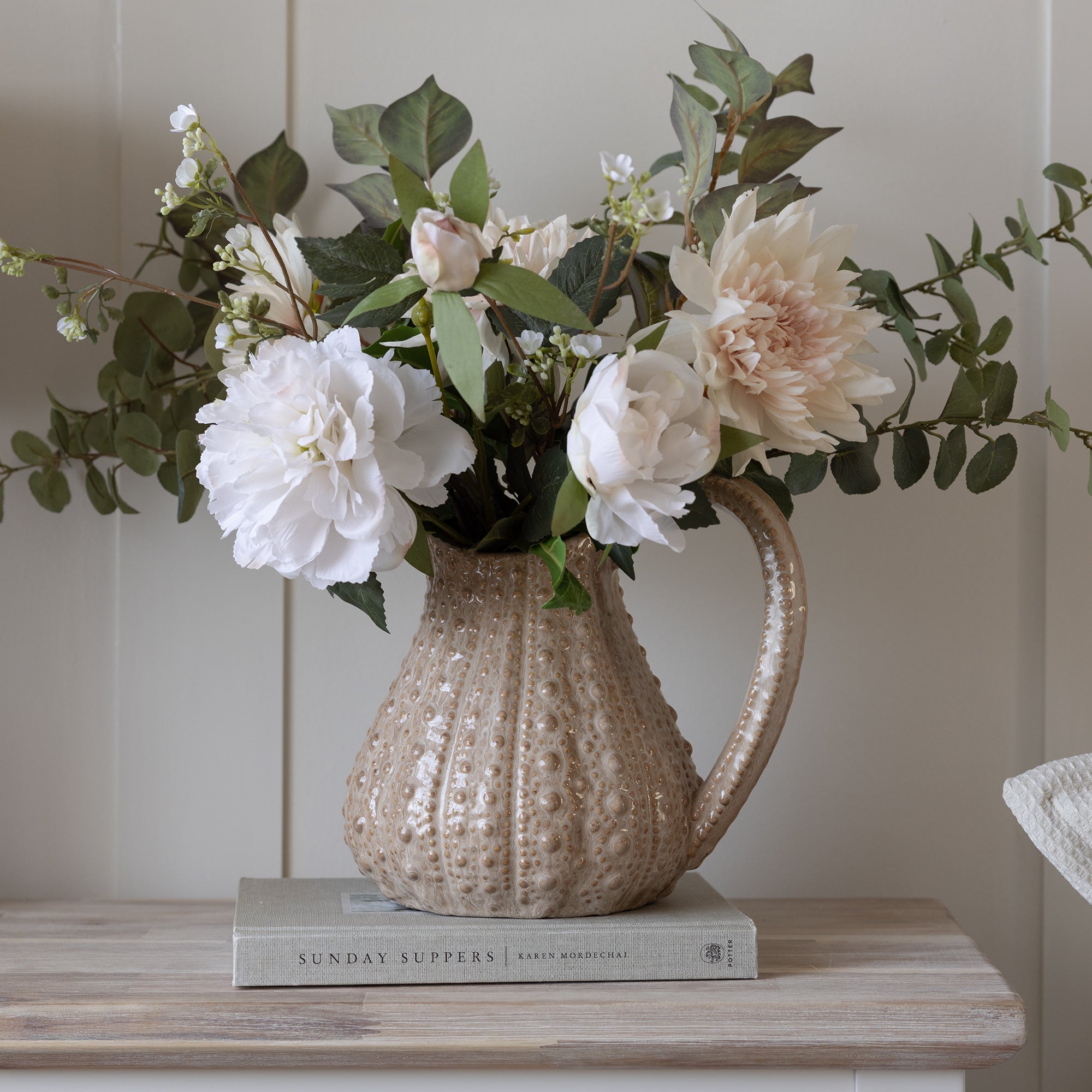Malt Brown Urchin Jug