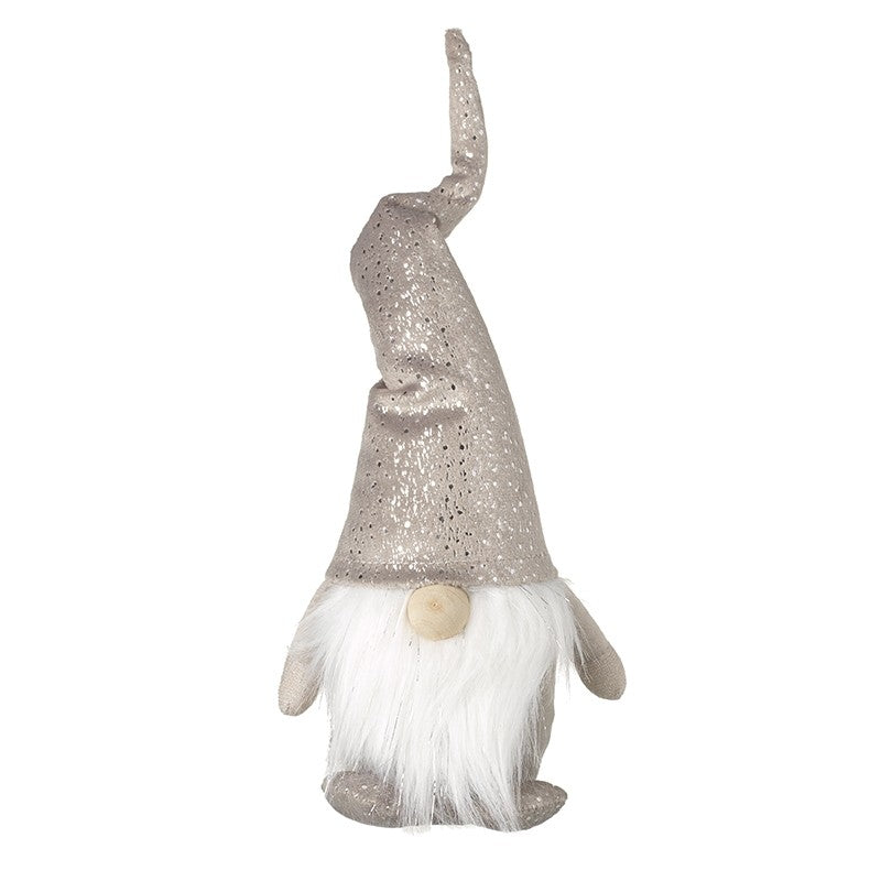 Silver Mottled Hat Standing Gonk
