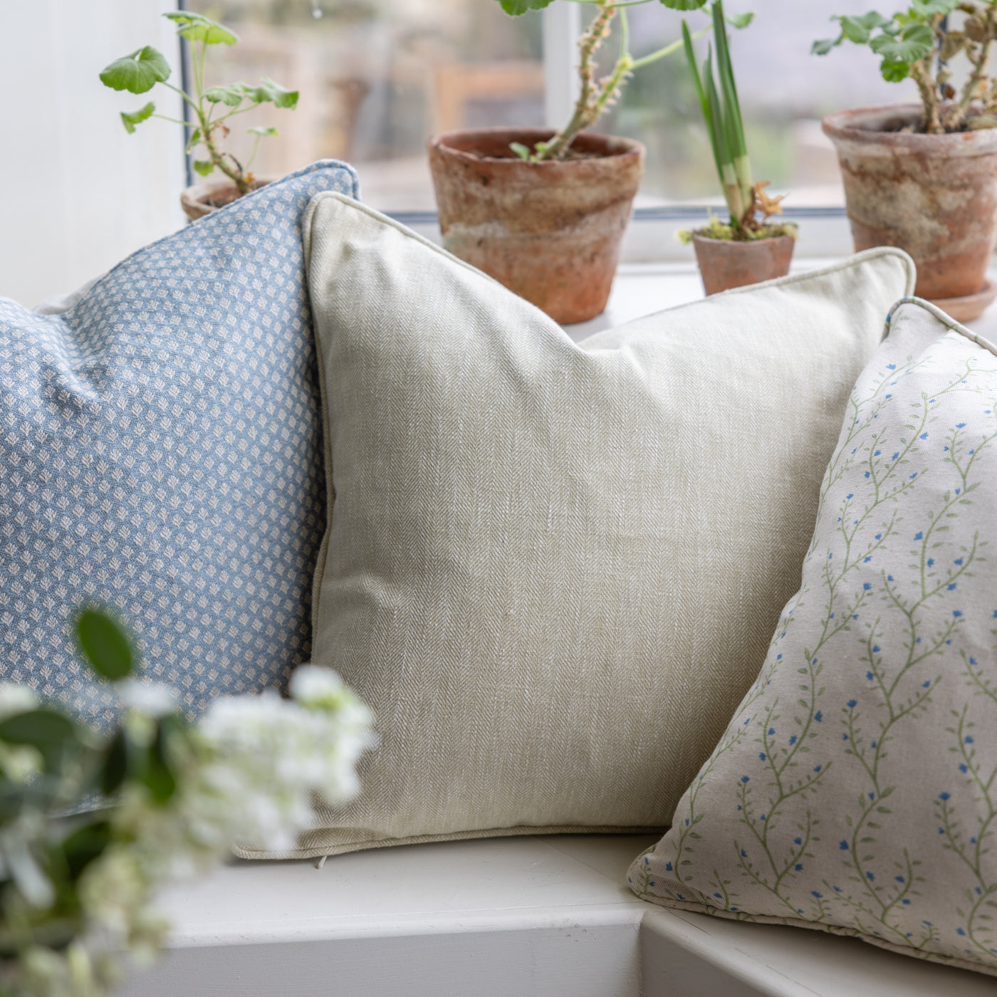 Martha Fennel Square Cushion