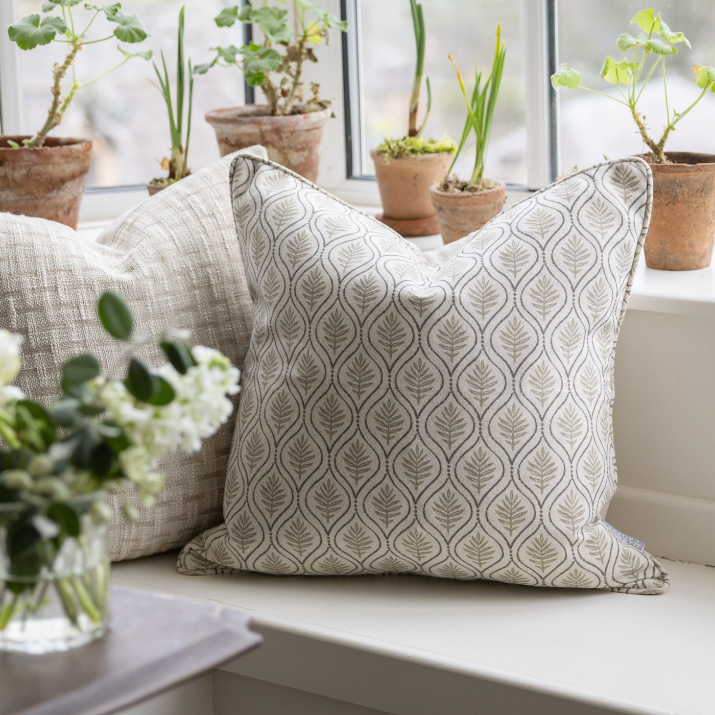 Calvia Sand Square Cushion