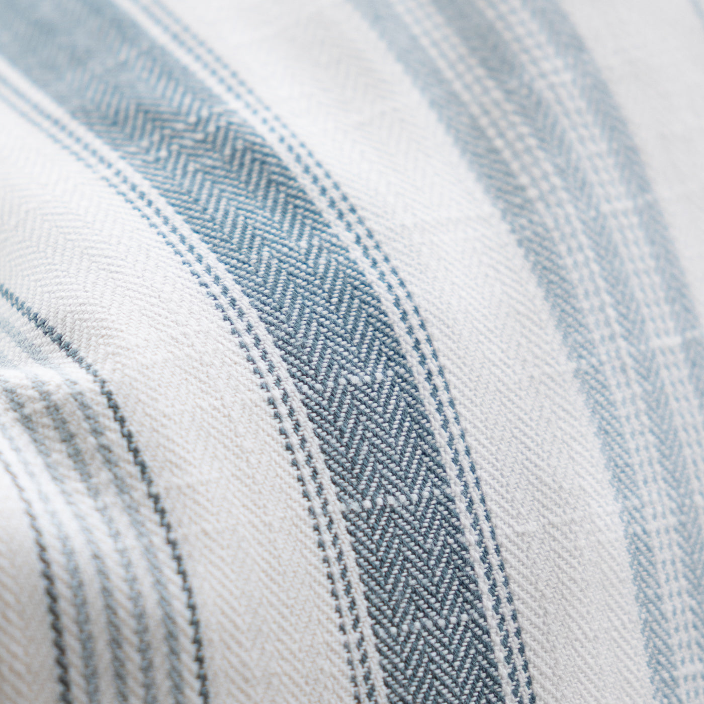 Darwin Adriatic Blue Stripe Cushion