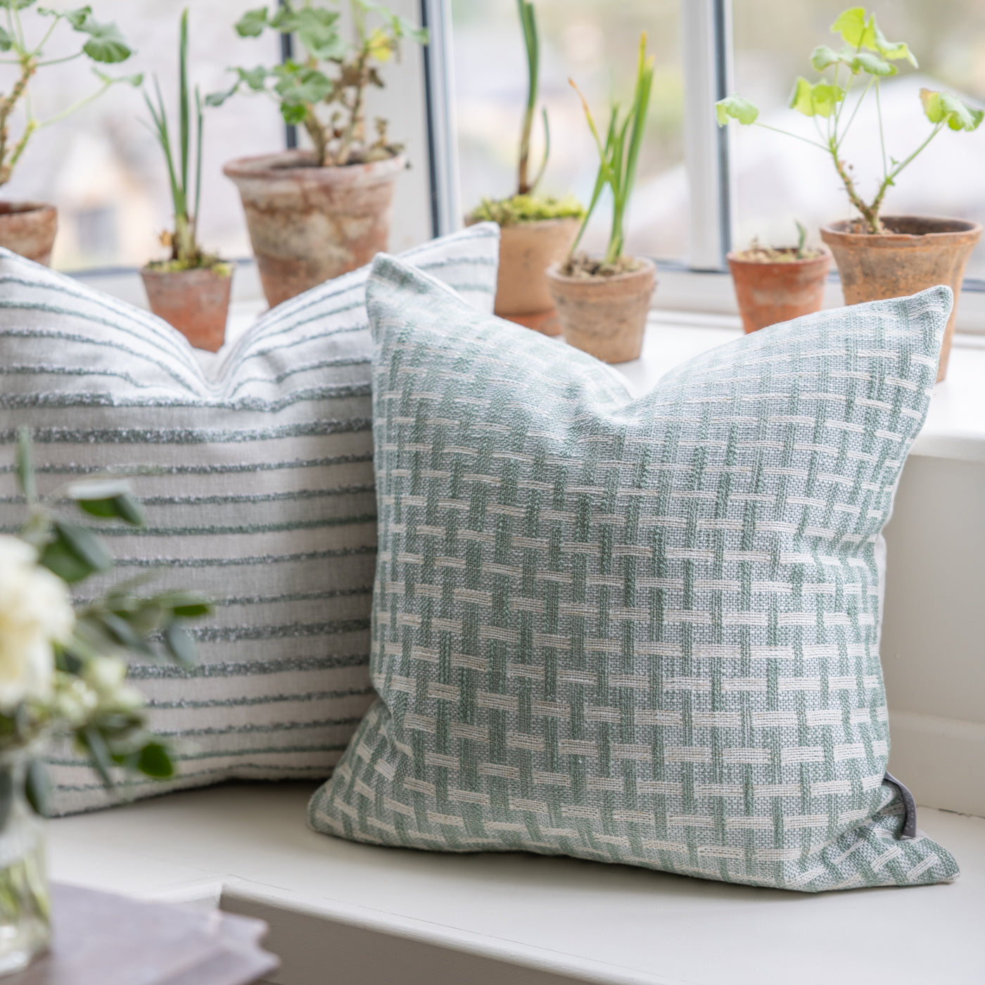 Ragdale Peppermint Cushion