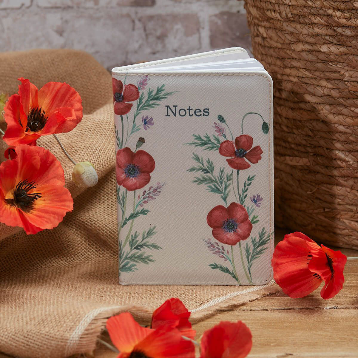 Poppy PU Note Book