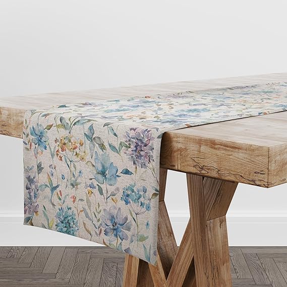 Giardino Fabric Table Runner (Peacock)