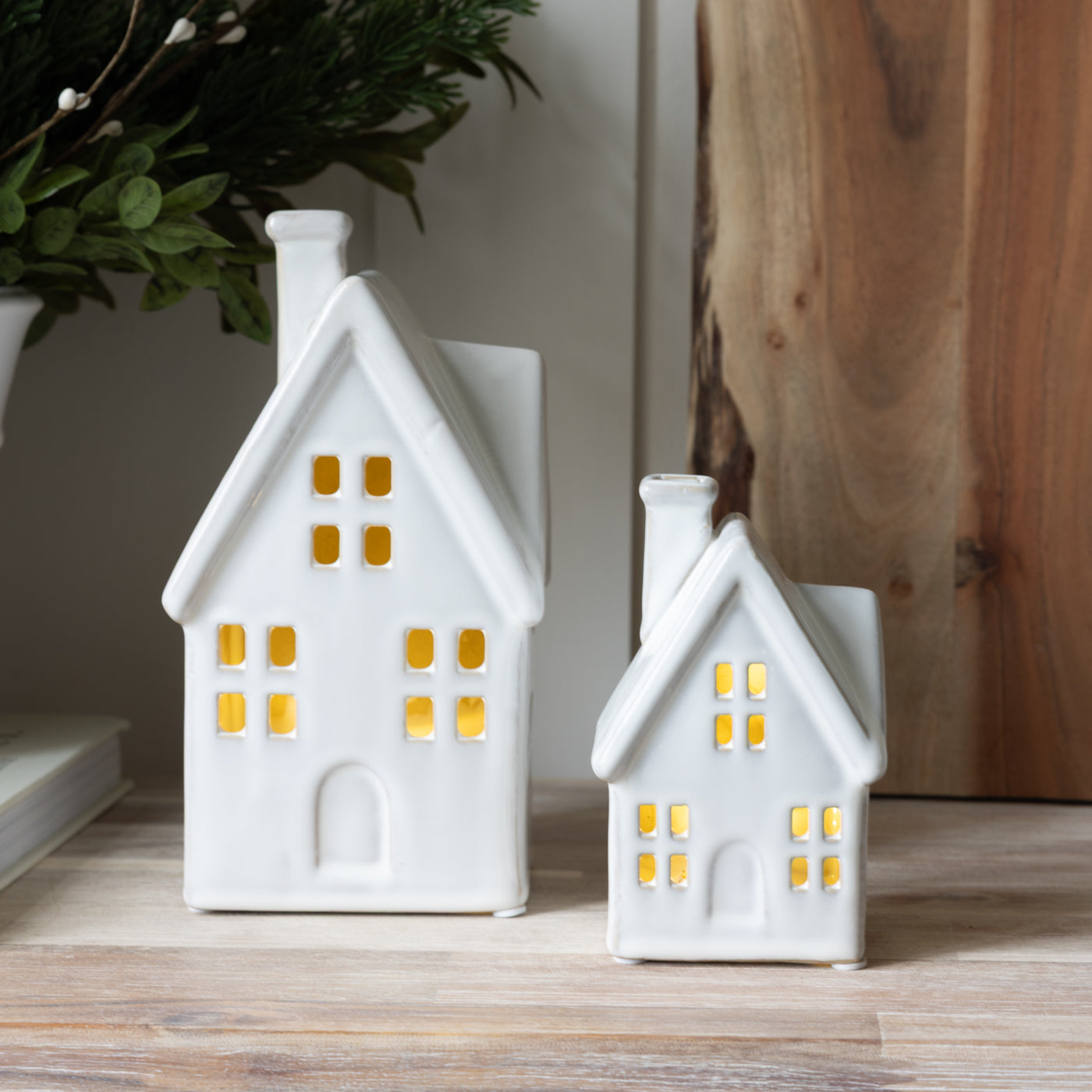 Wilma LED White Decorative Houses