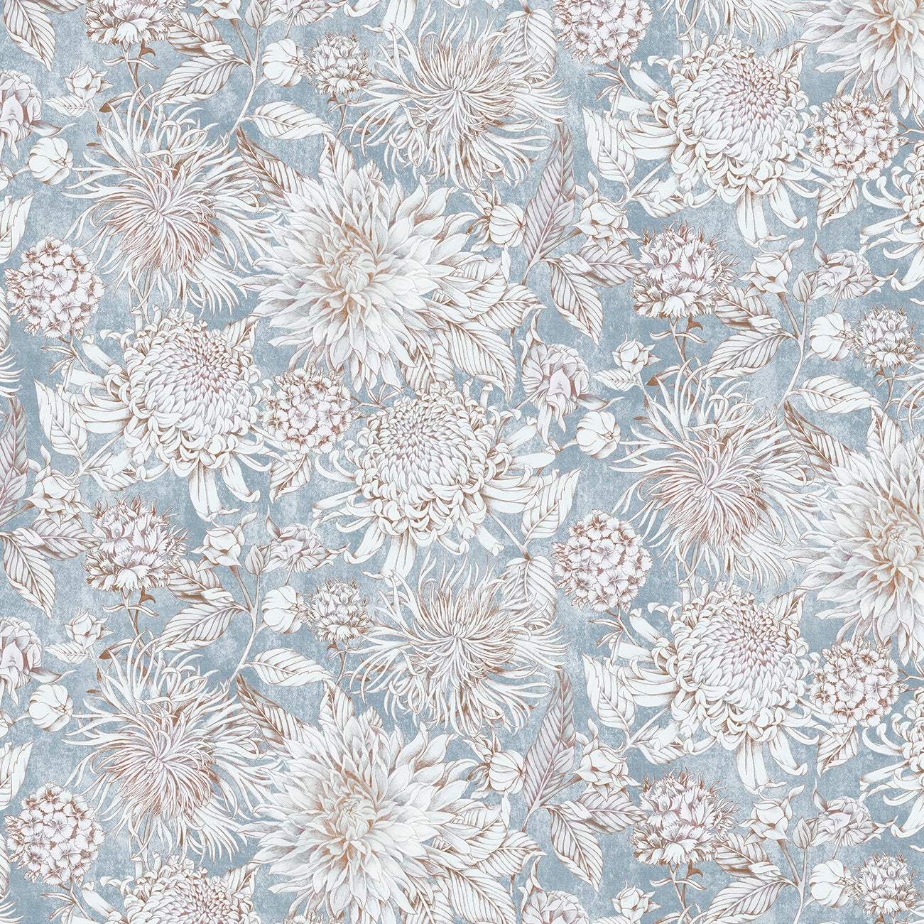Purbeck Powder Blue Curtains