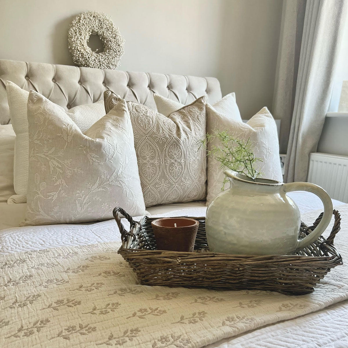 Rustic White Jug